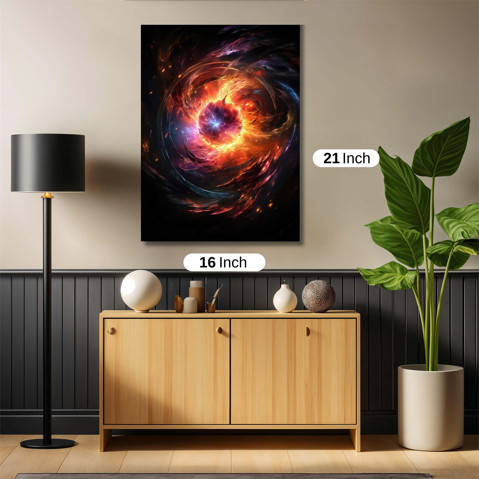 Cosmic Whirl Safe Wall Magnetic / M
