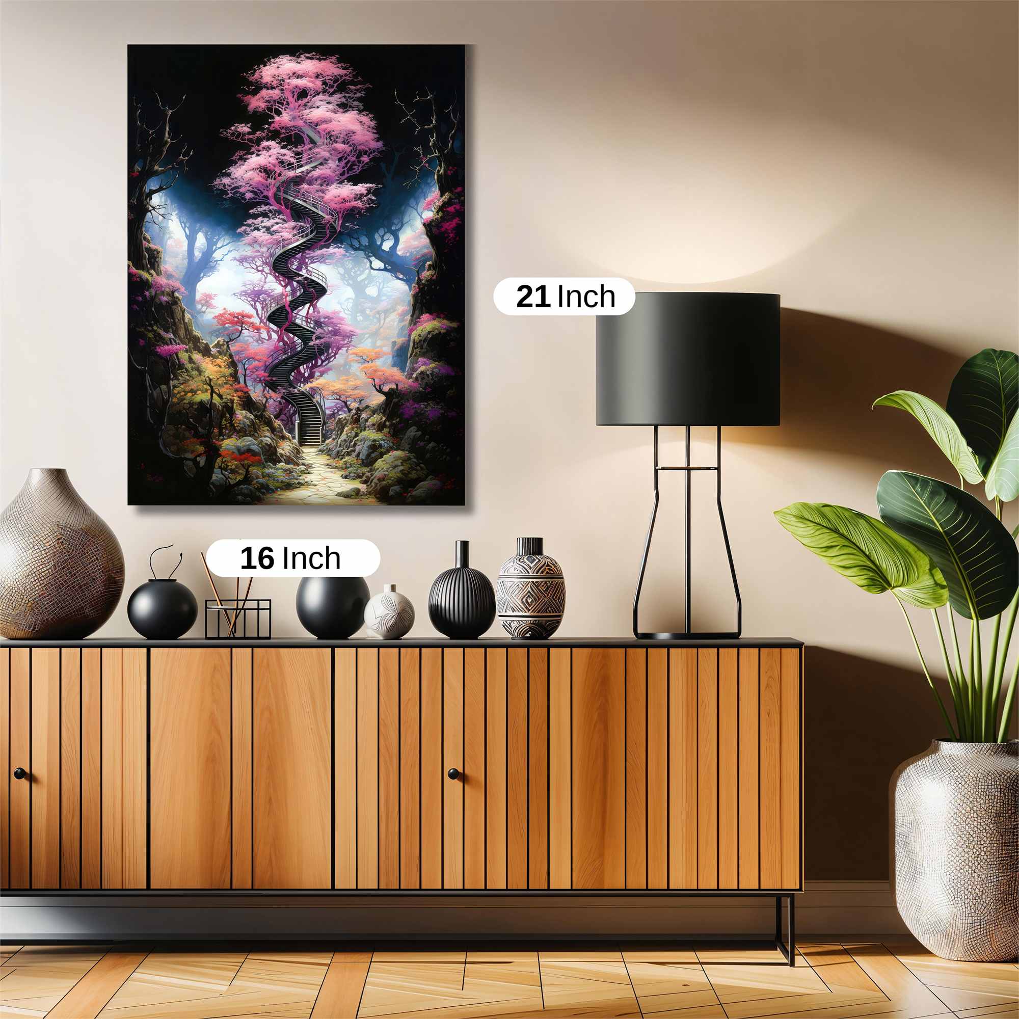 Spiral Serenity Safe Wall Magnetic / M