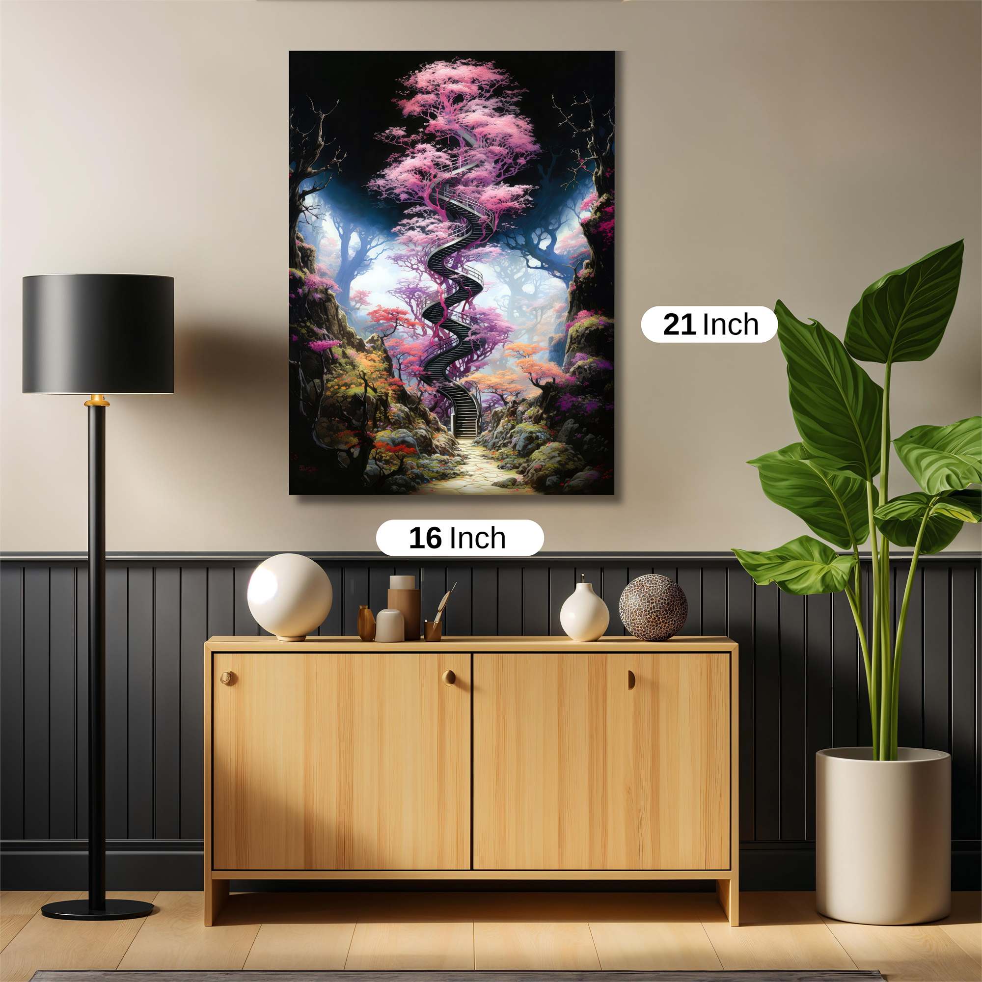 Spiral Serenity Safe Wall Magnetic / M