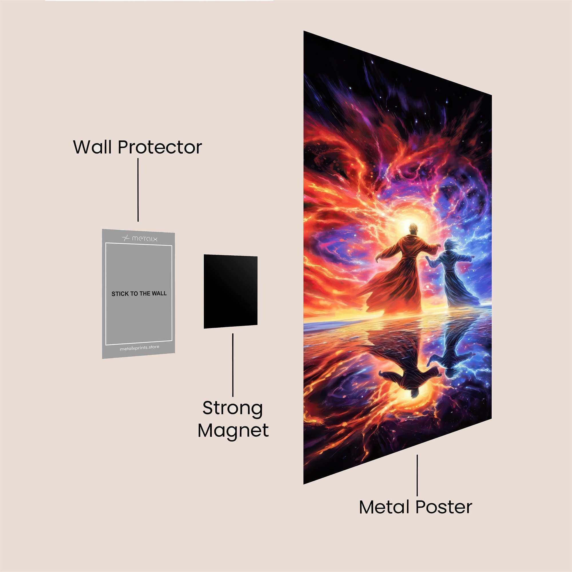 Cosmic Dance Safe Wall Magnetic / M