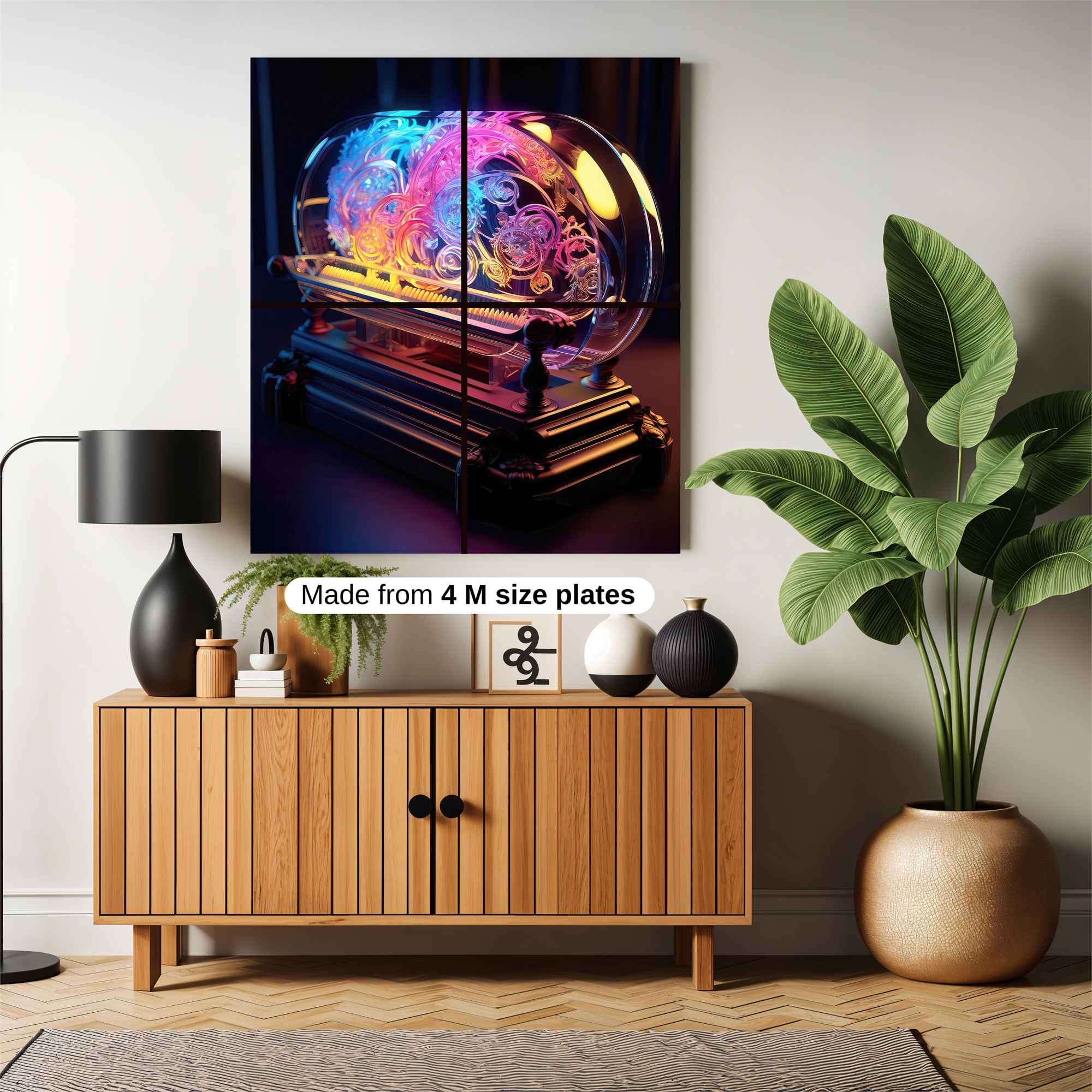 Neon Enigma Safe Wall Magnetic / M