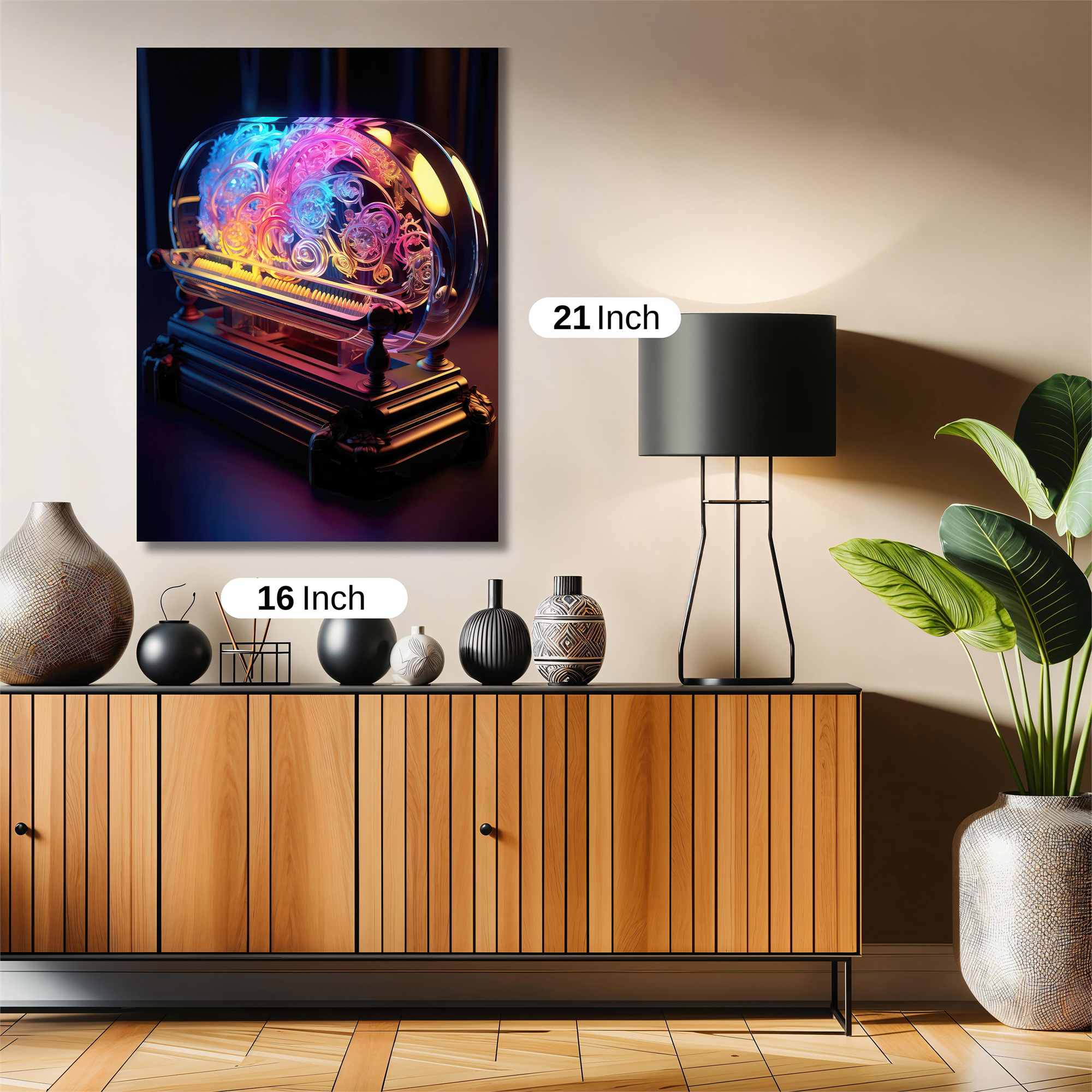 Neon Enigma Safe Wall Magnetic / M