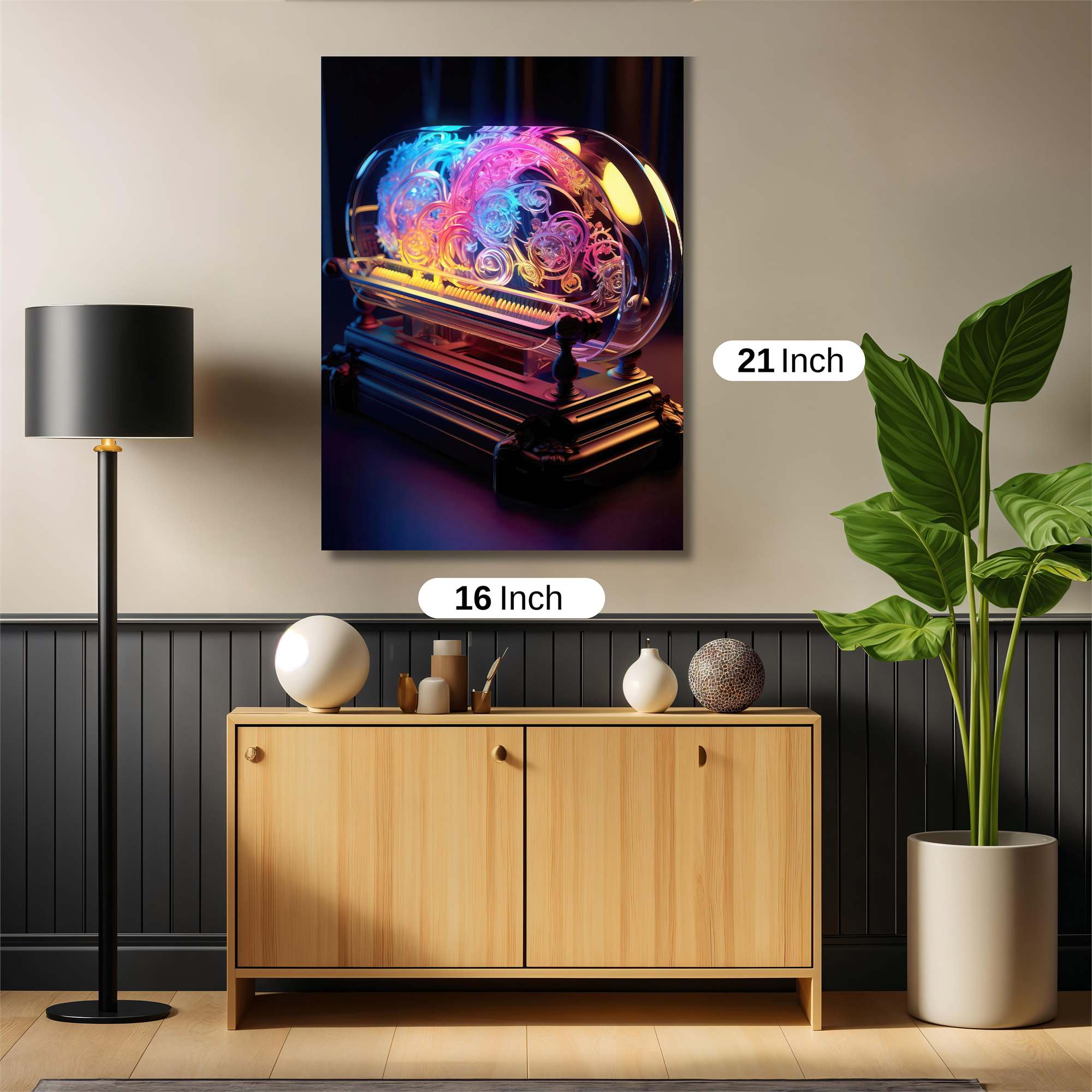 Neon Enigma Safe Wall Magnetic / M