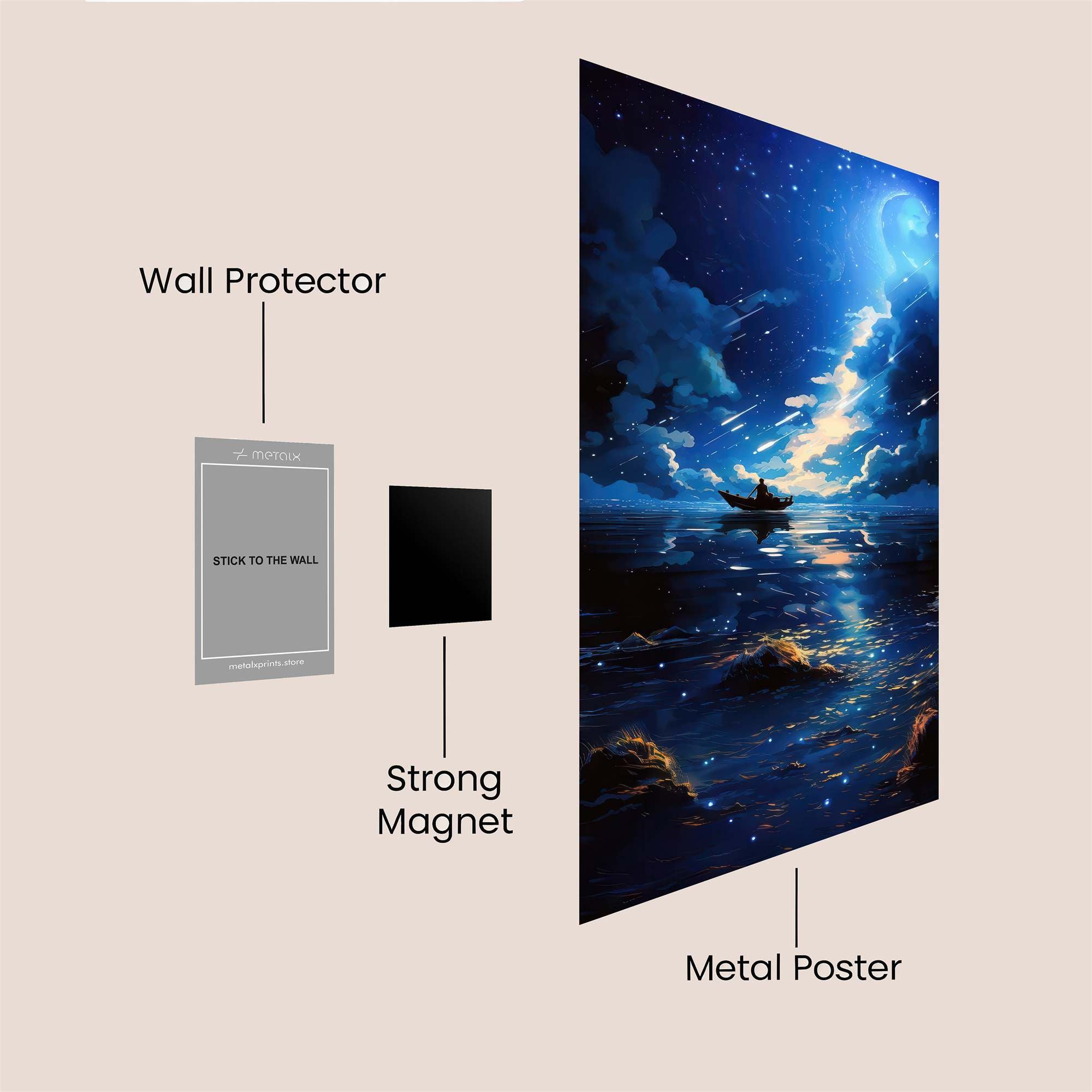 Night Serenity Safe Wall Magnetic / M