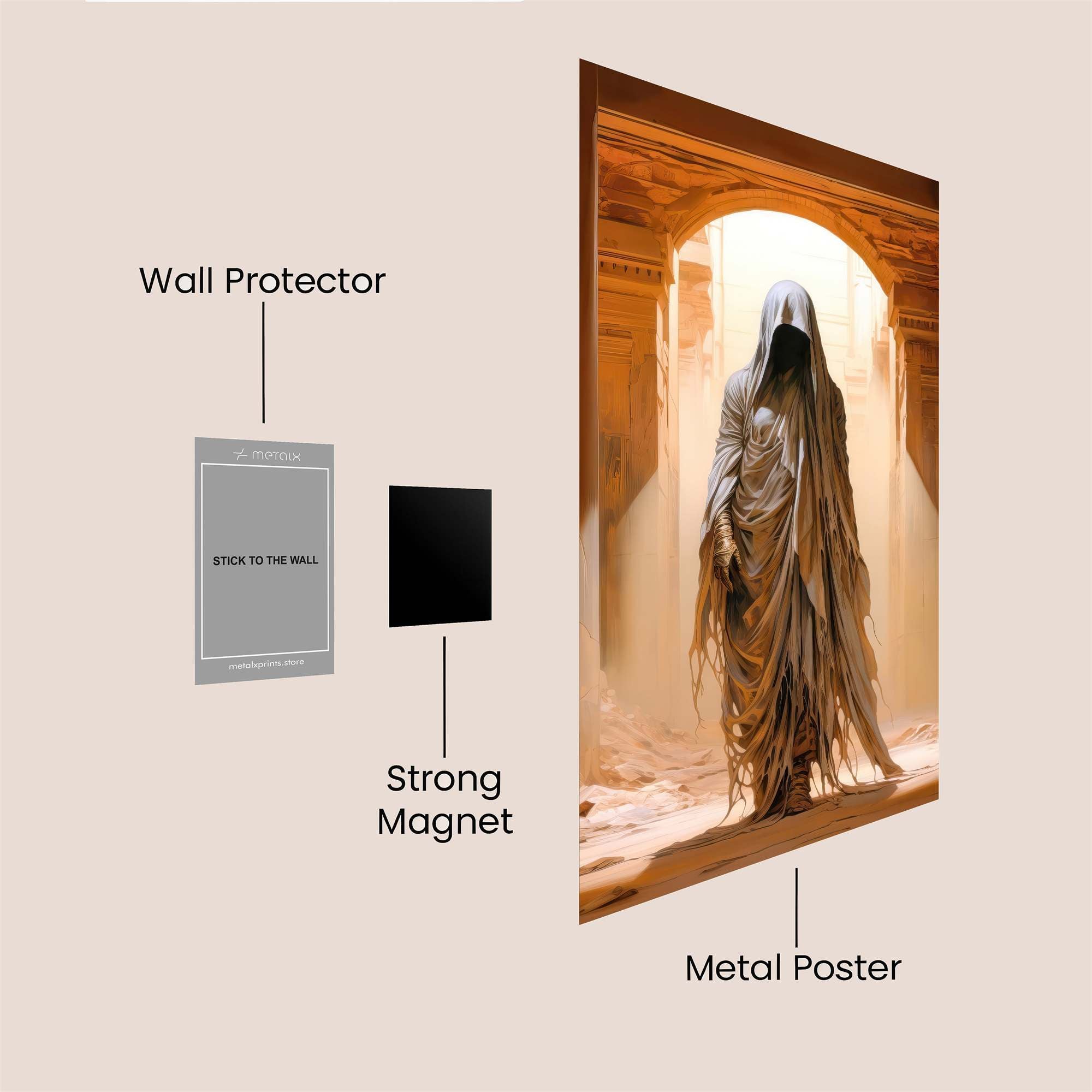 Veiled Mystery Safe Wall Magnetic / M