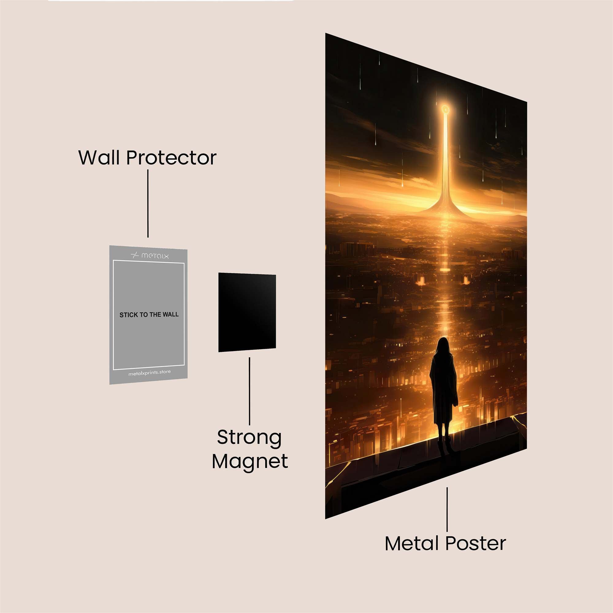 Ascension Awe Safe Wall Magnetic / M