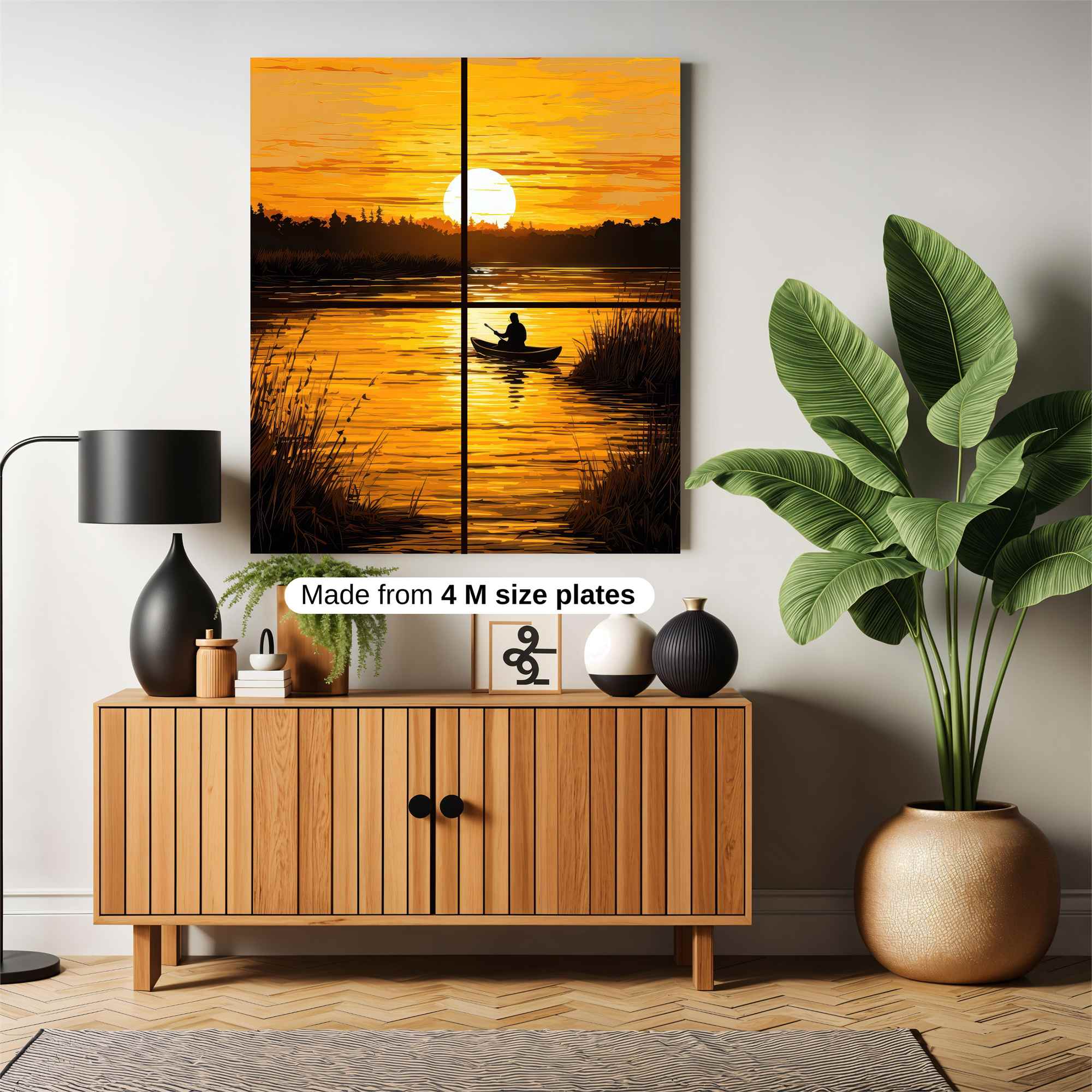Sunset Solitude Safe Wall Magnetic / M