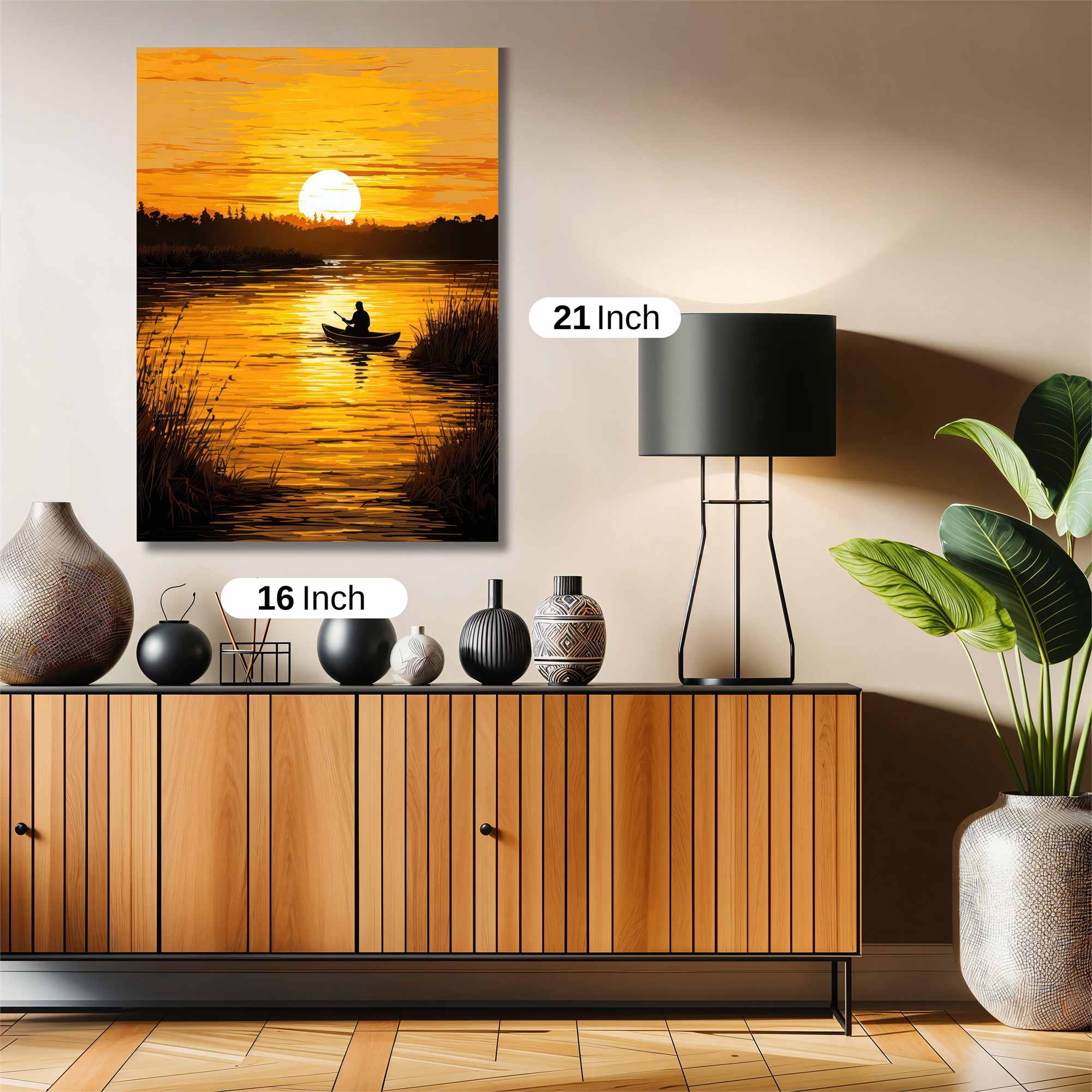 Sunset Solitude Safe Wall Magnetic / M