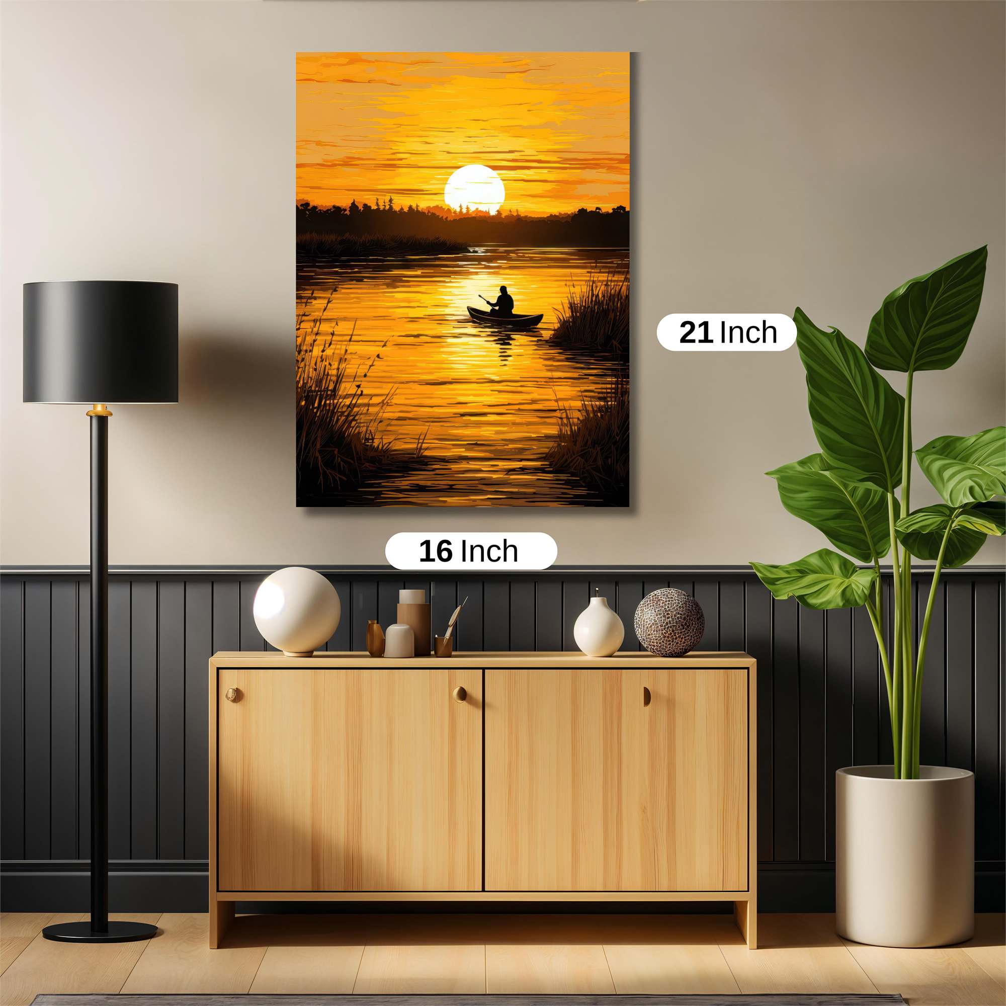 Sunset Solitude Safe Wall Magnetic / M