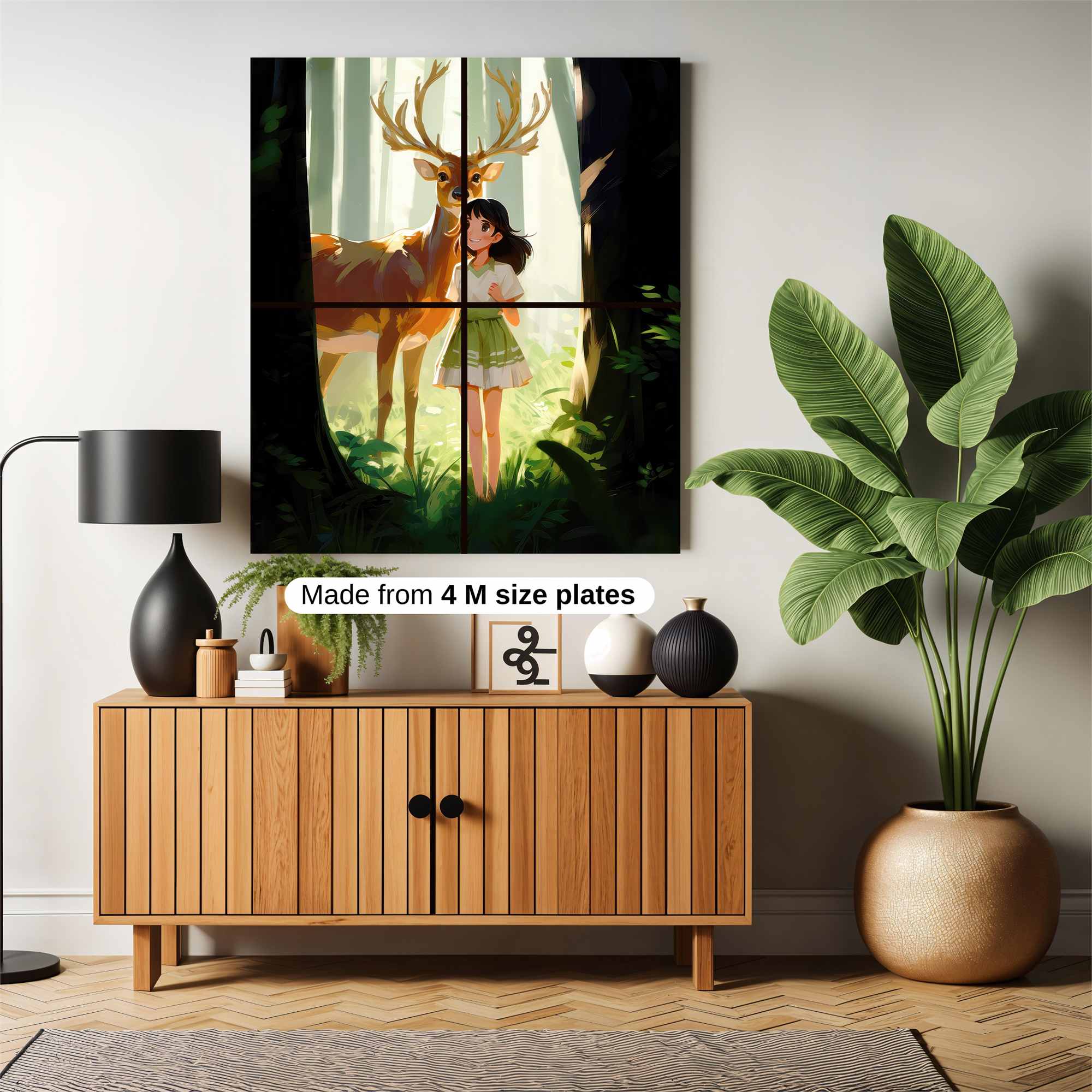 Deer Serenity Safe Wall Magnetic / M