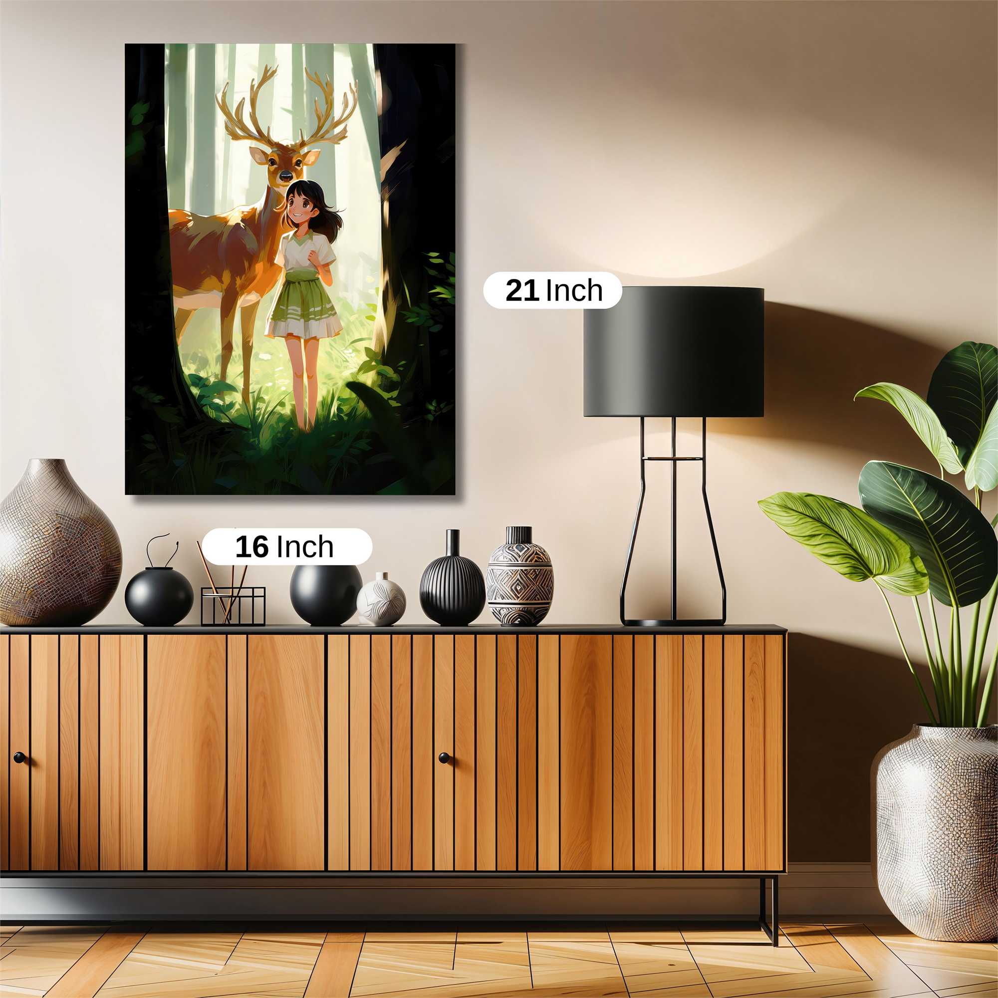 Deer Serenity Safe Wall Magnetic / M