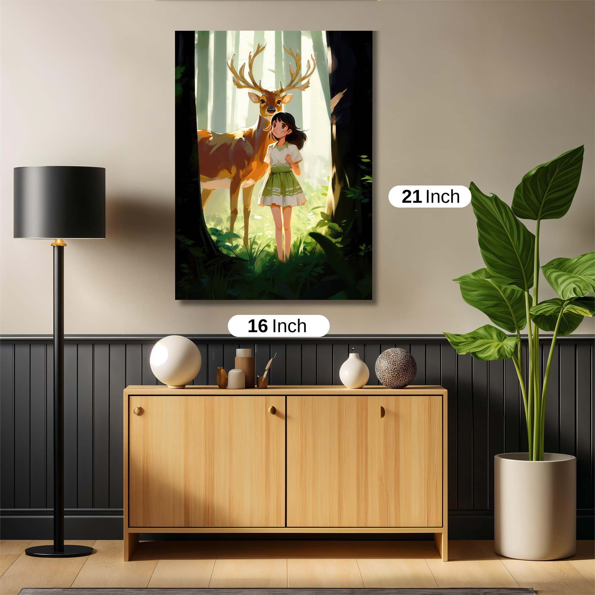Deer Serenity Safe Wall Magnetic / M