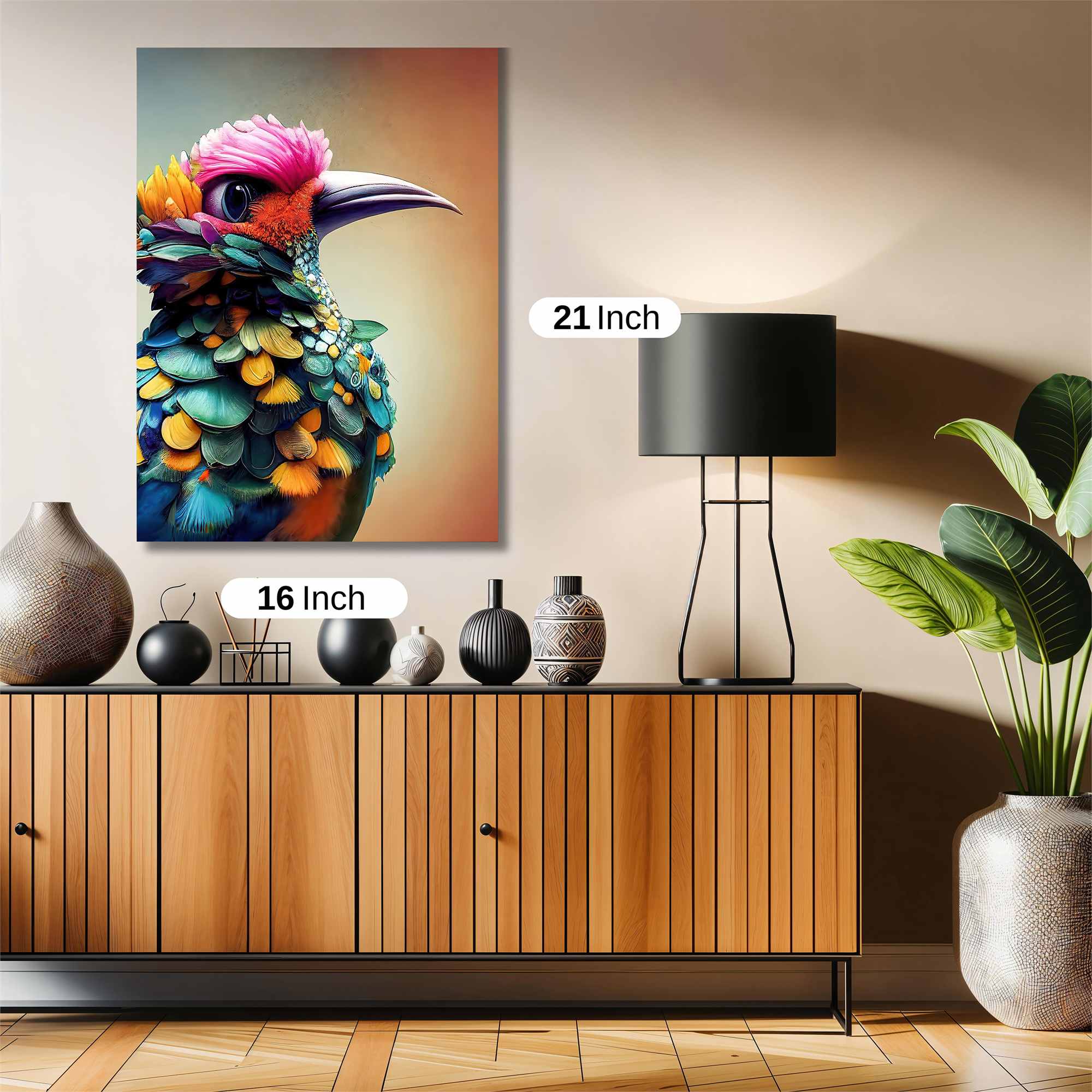 Bird Whimsy Safe Wall Magnetic / M