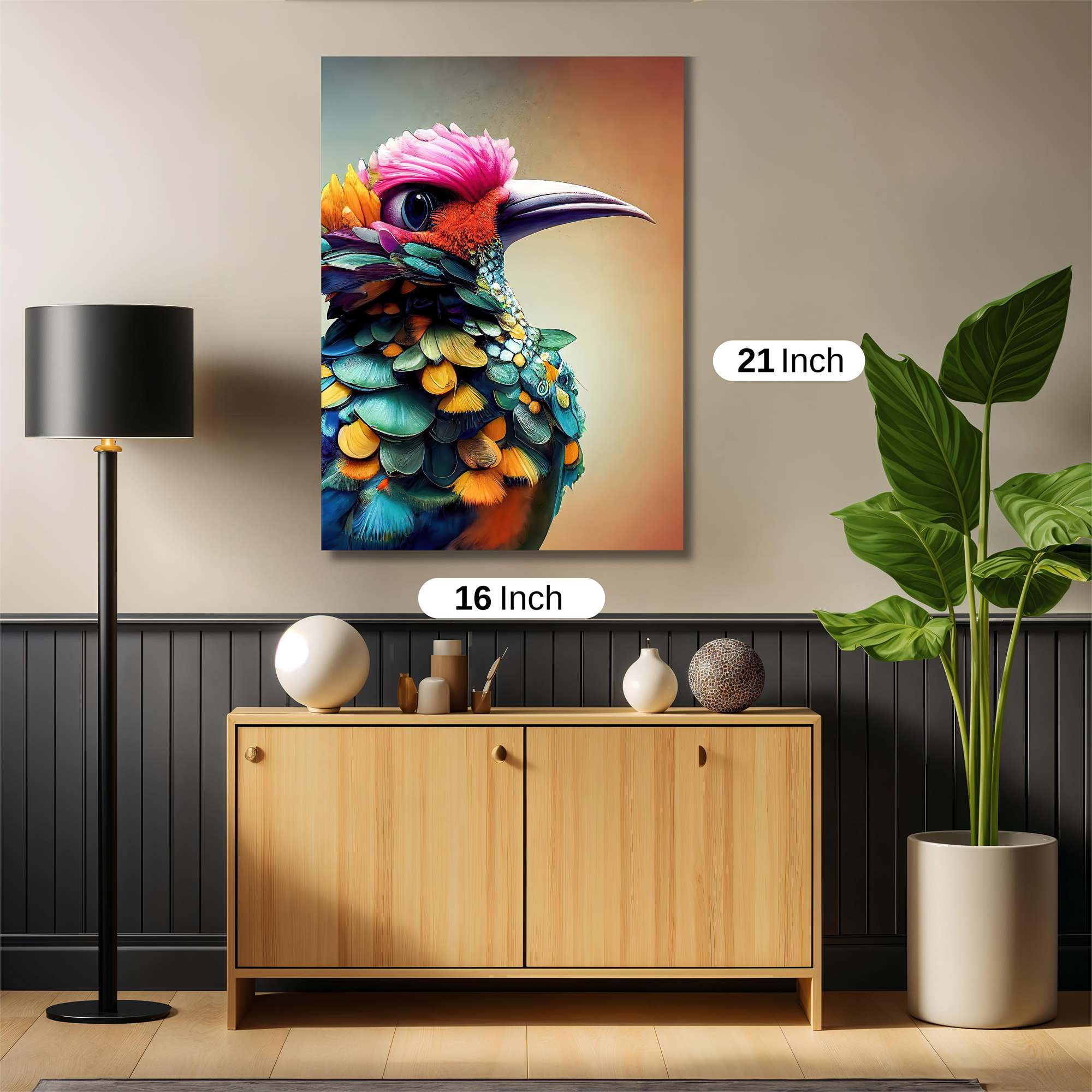 Bird Whimsy Safe Wall Magnetic / M