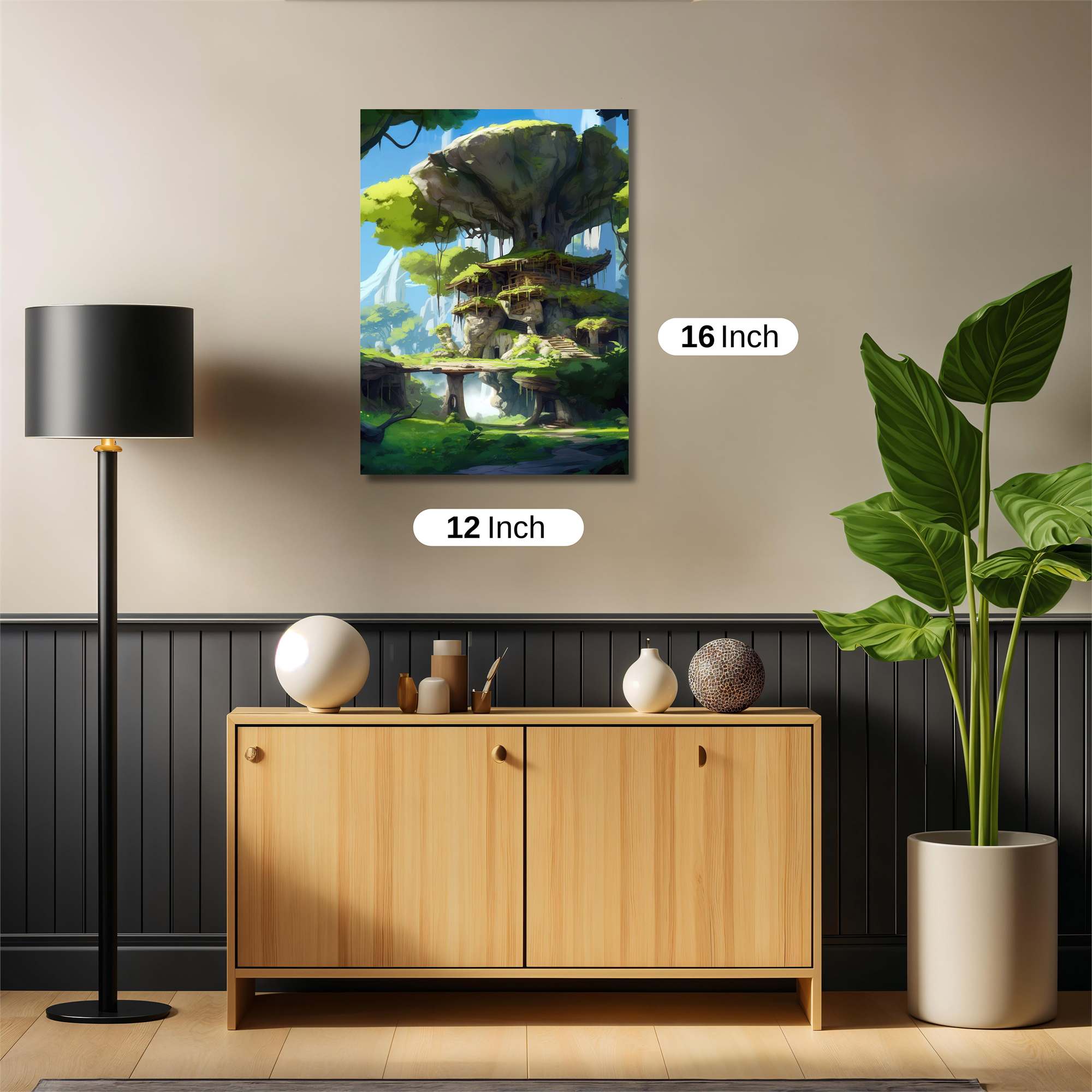 Treehouse Tranquil Safe Wall Magnetic / M