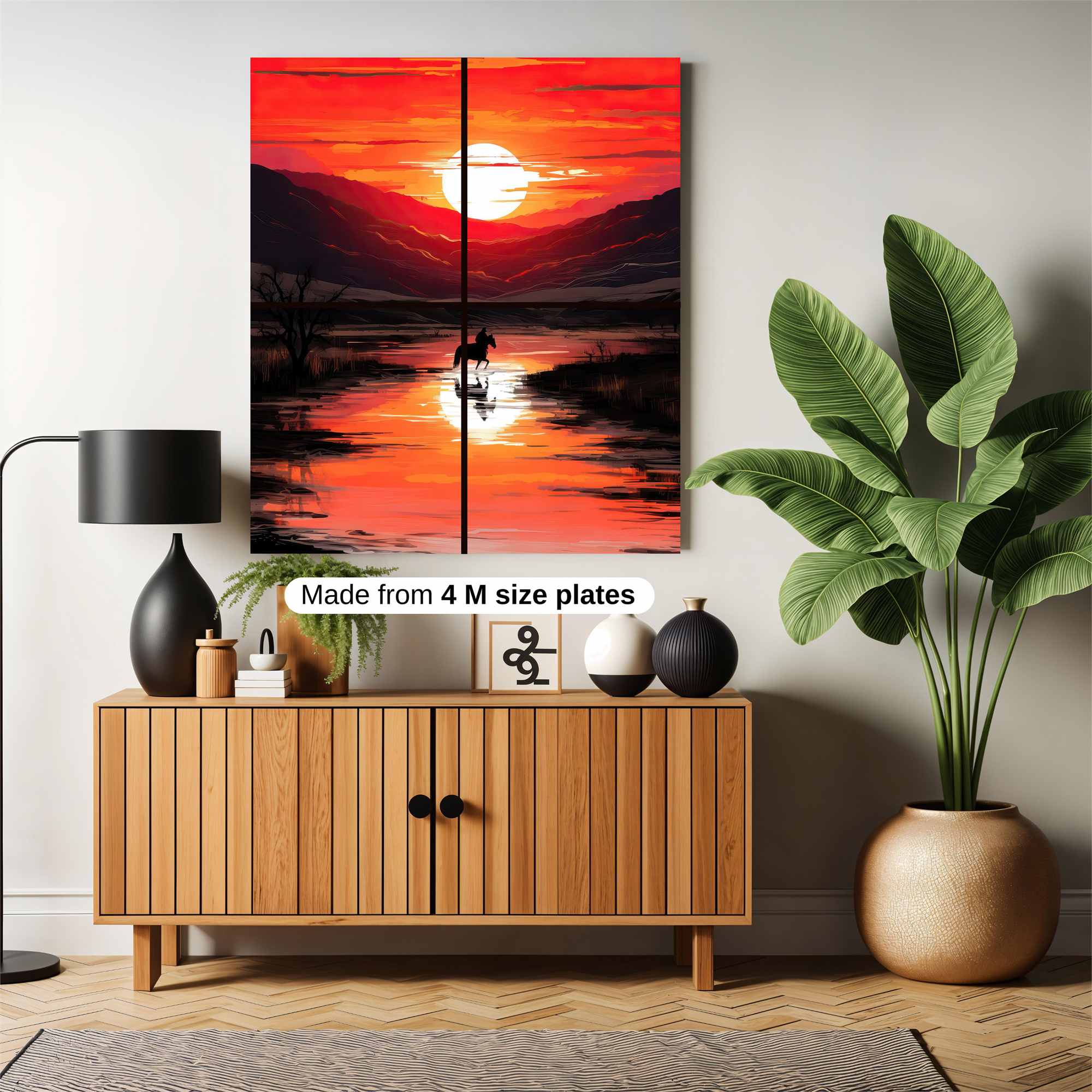 Sunset Solitude Safe Wall Magnetic / M