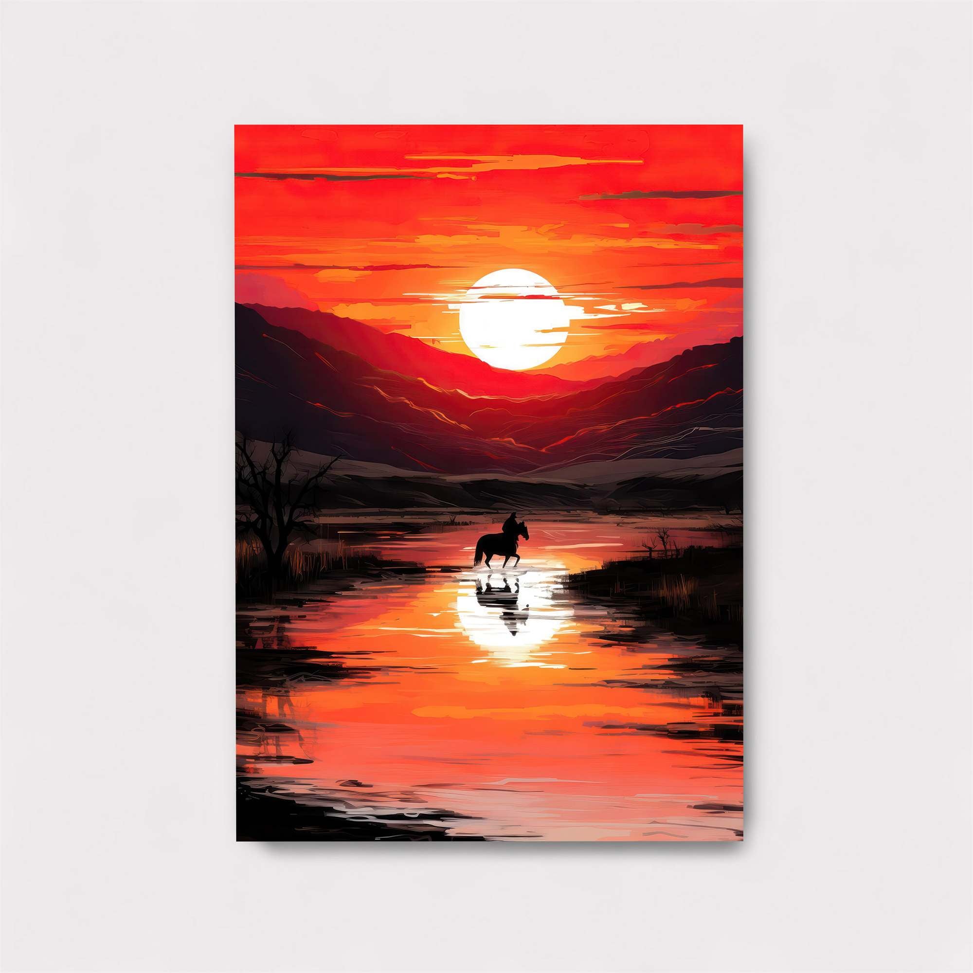 Sunset Solitude Safe Wall Magnetic / M