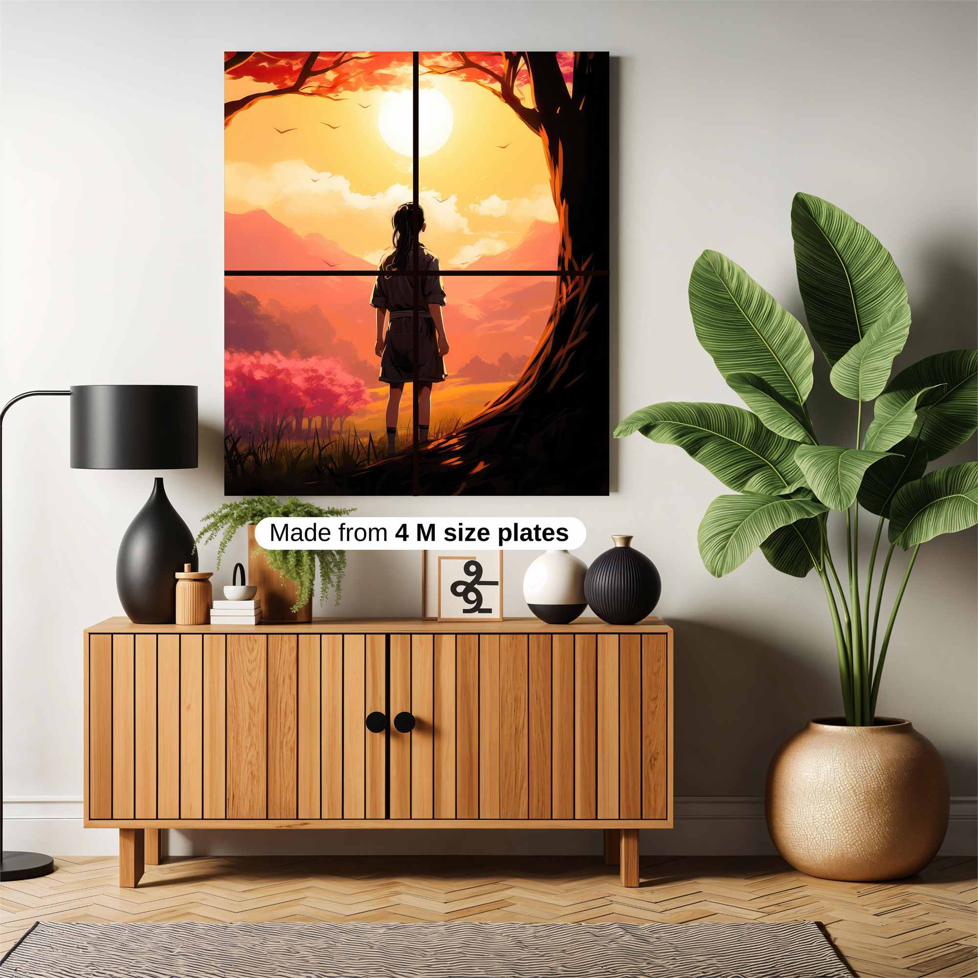 Sunset Serenity Safe Wall Magnetic / M