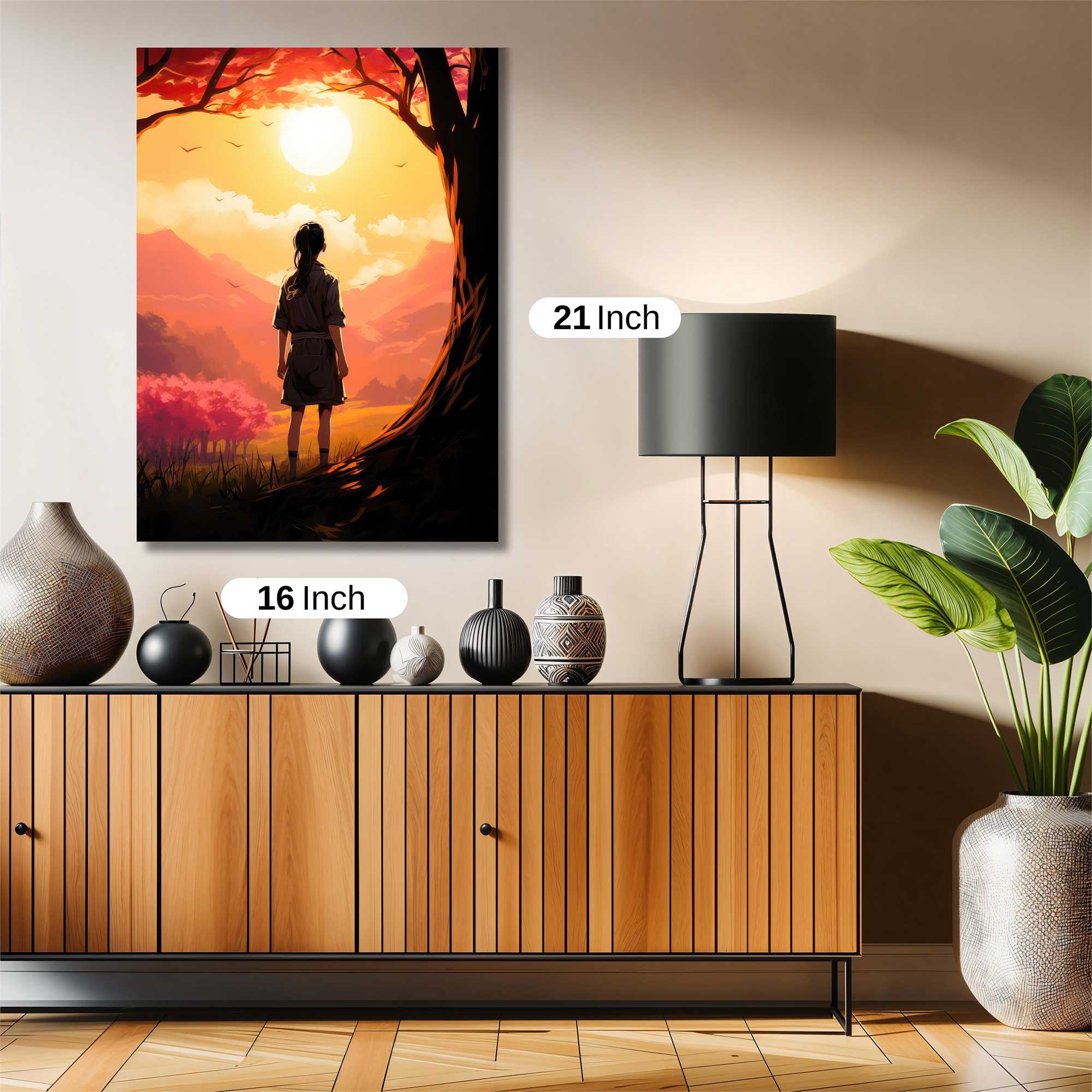 Sunset Serenity Safe Wall Magnetic / M