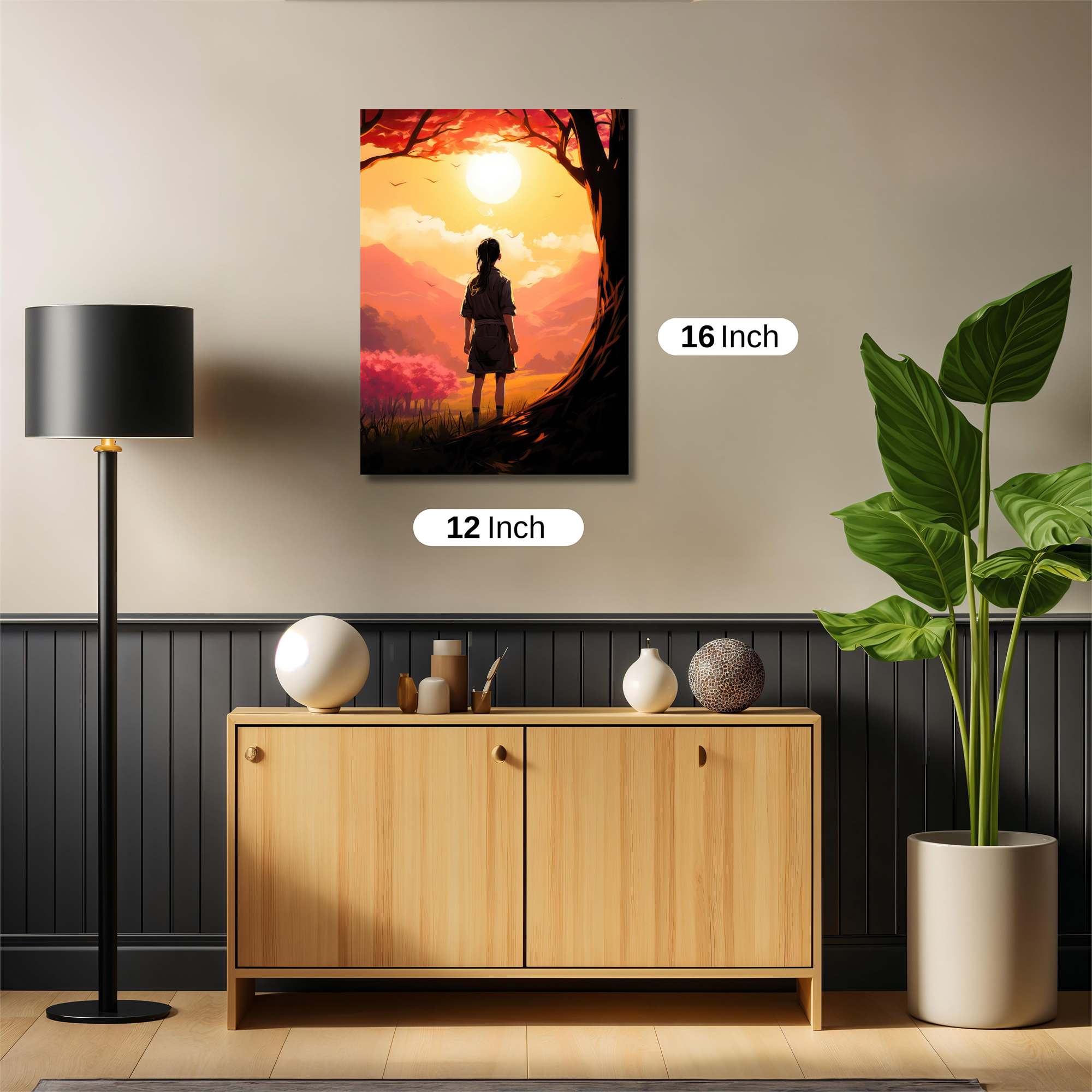 Sunset Serenity Safe Wall Magnetic / M