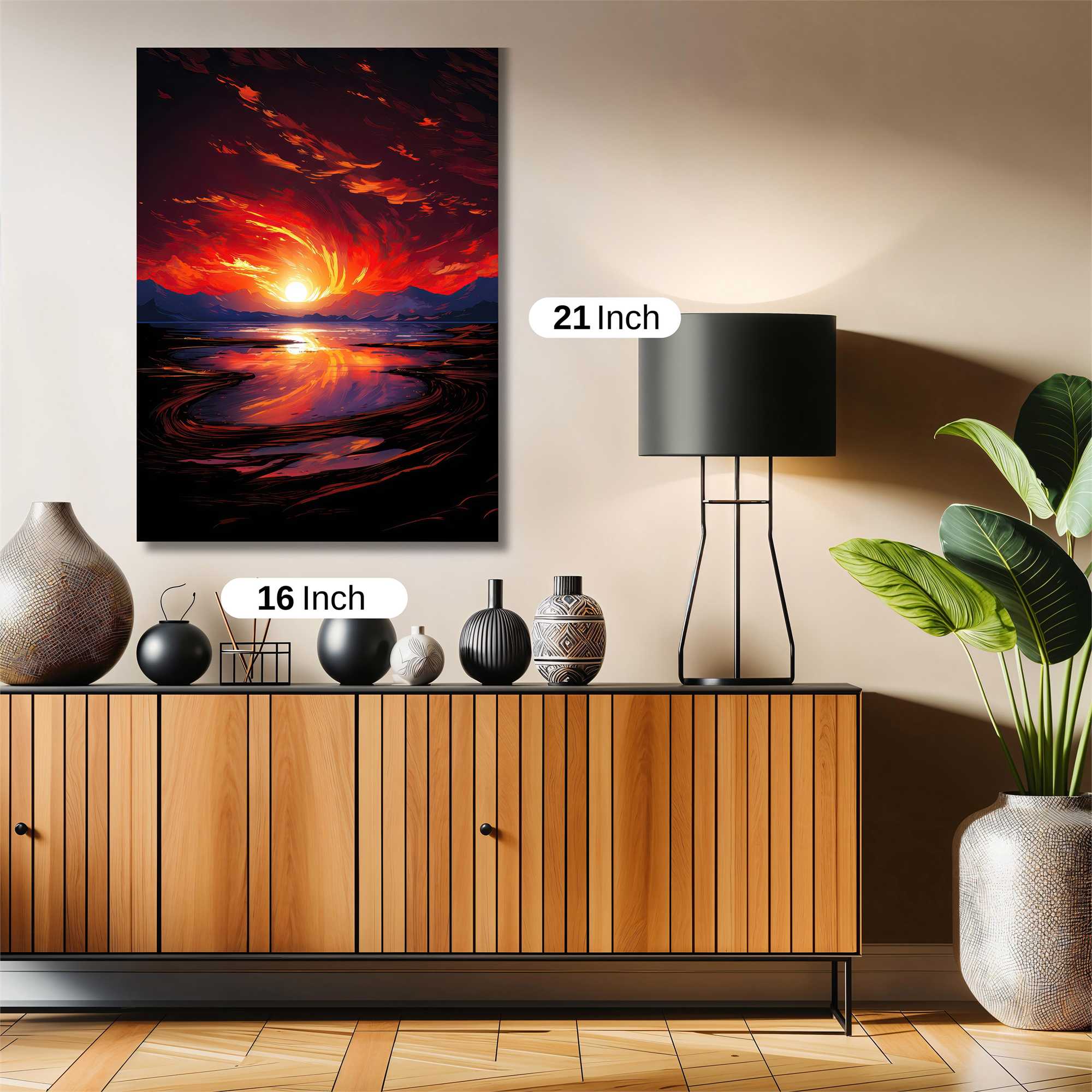 Sunset Vortex Safe Wall Magnetic / M