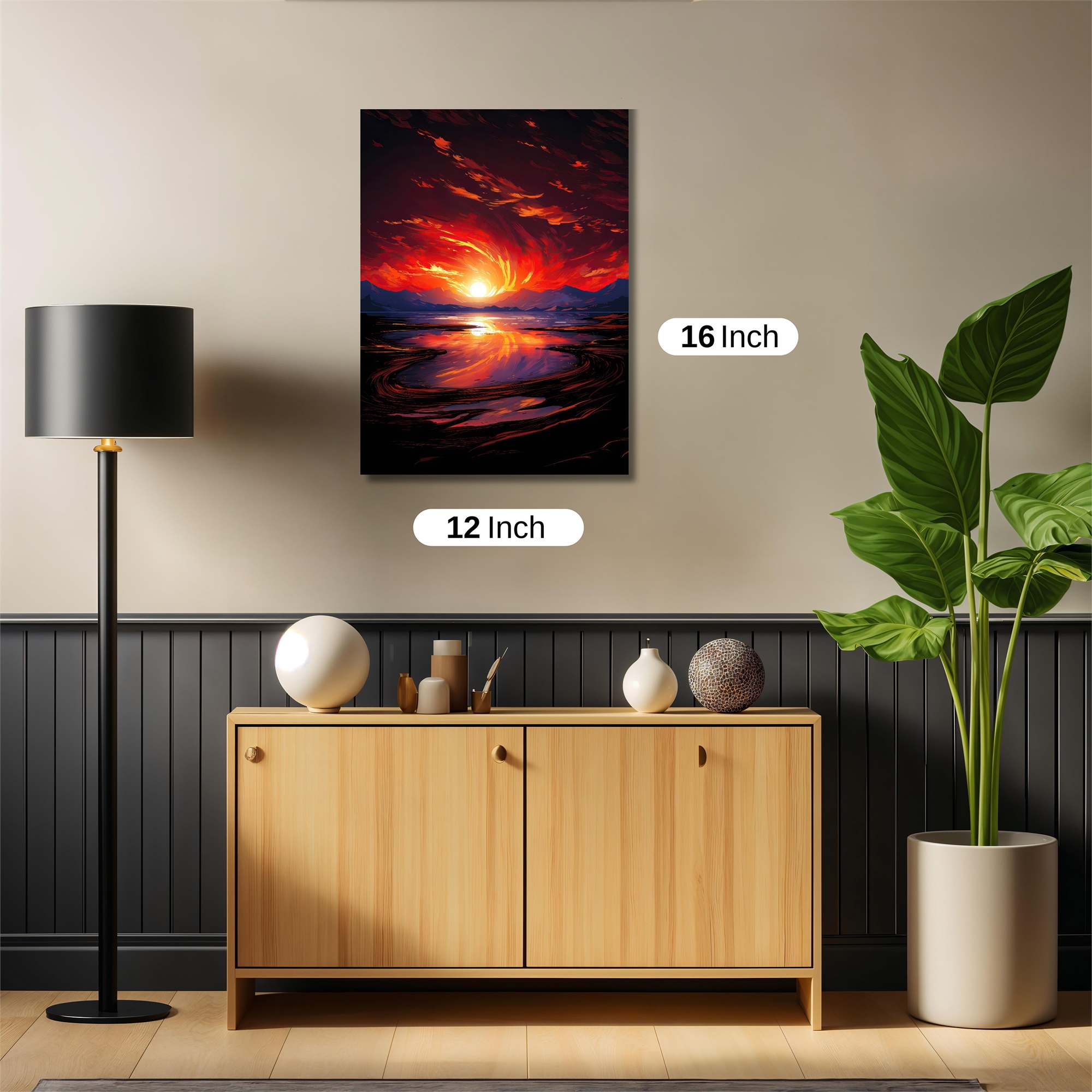 Sunset Vortex Safe Wall Magnetic / M