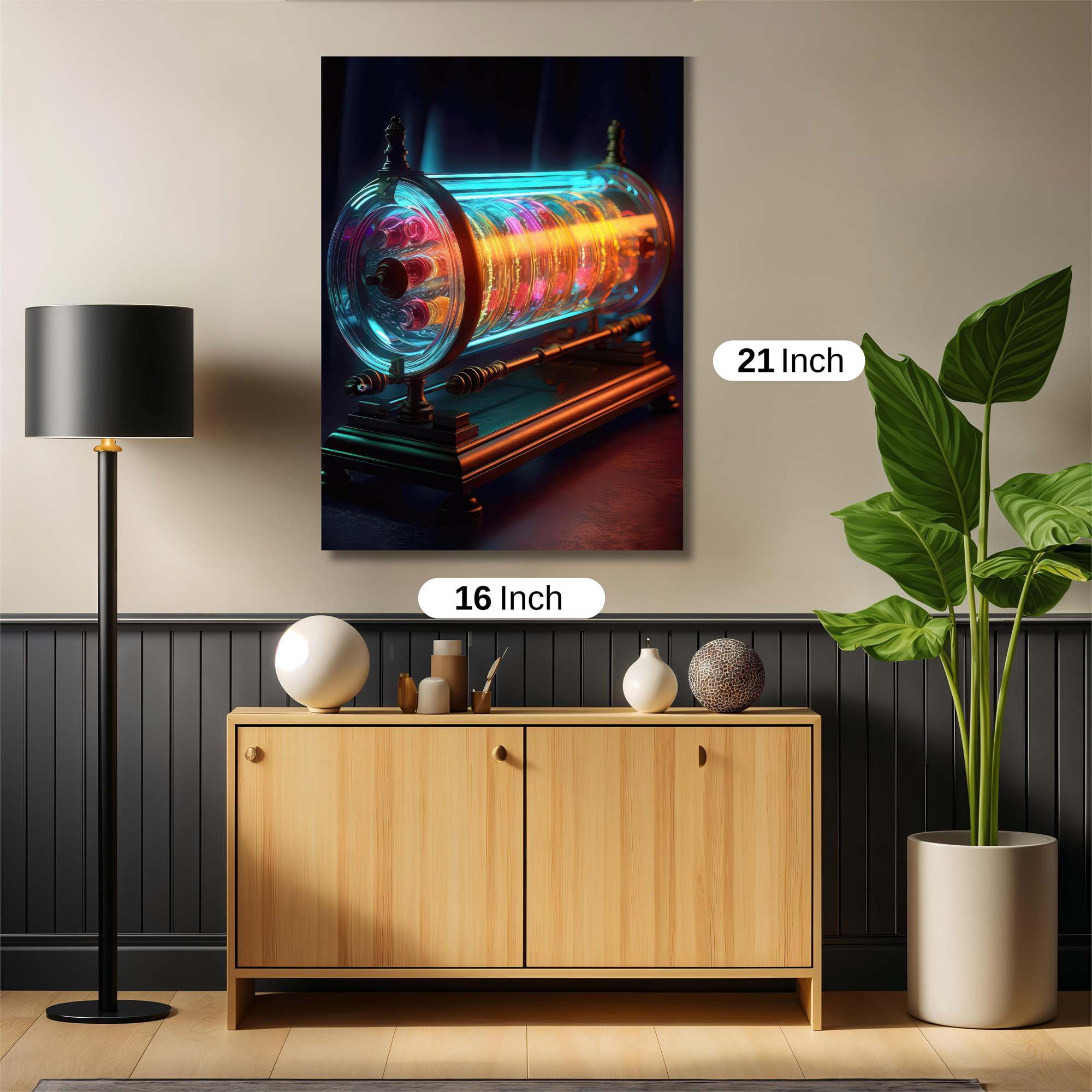Neon Enigma Safe Wall Magnetic / M