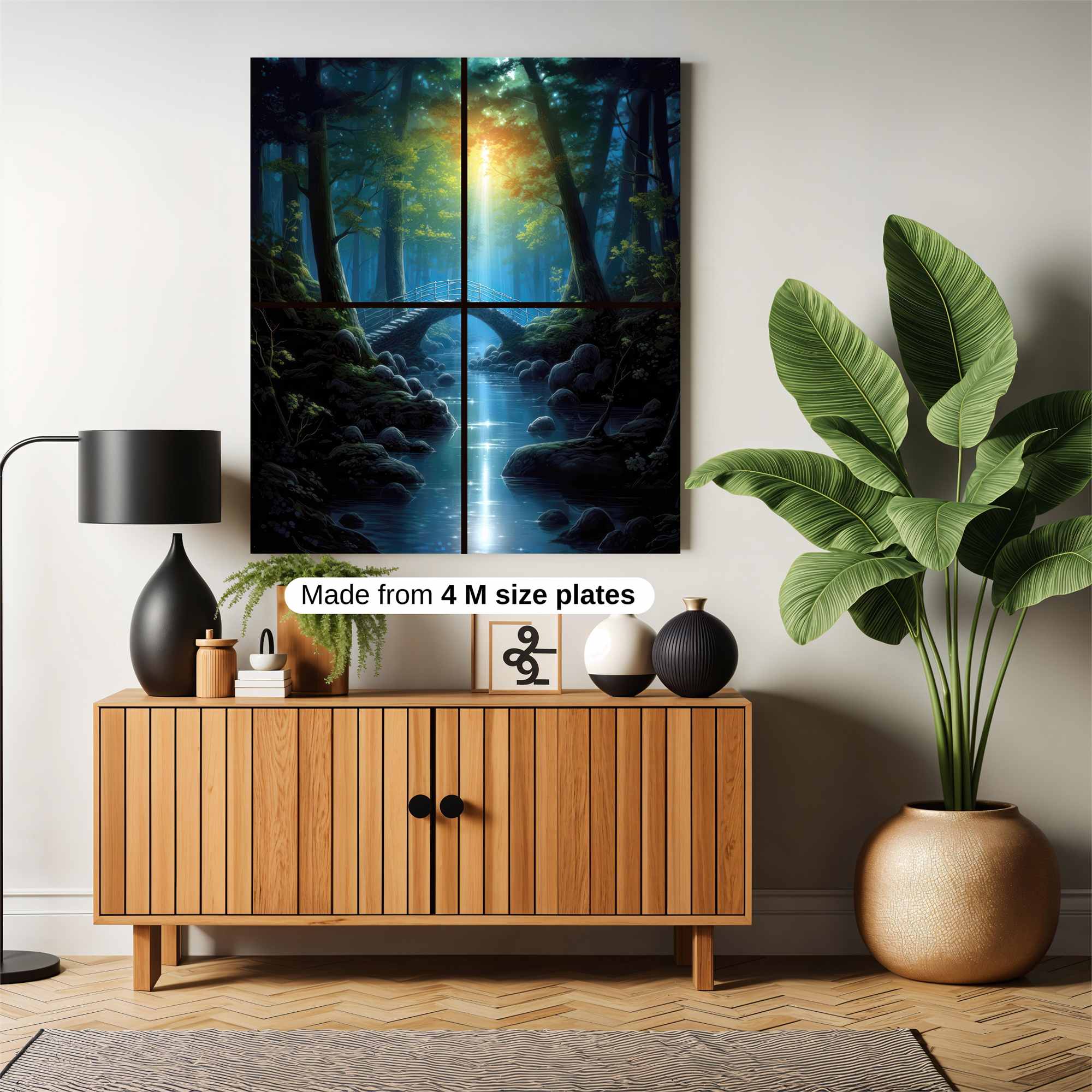 Moonlit Tranquility Safe Wall Magnetic / M