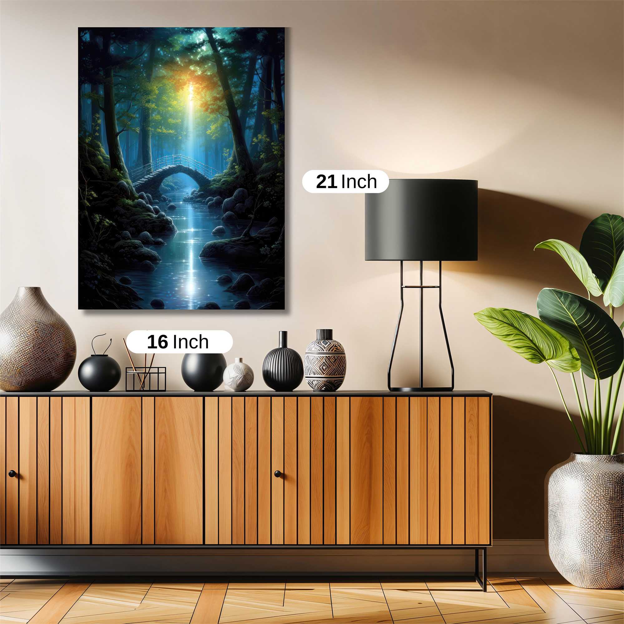 Moonlit Tranquility Safe Wall Magnetic / M