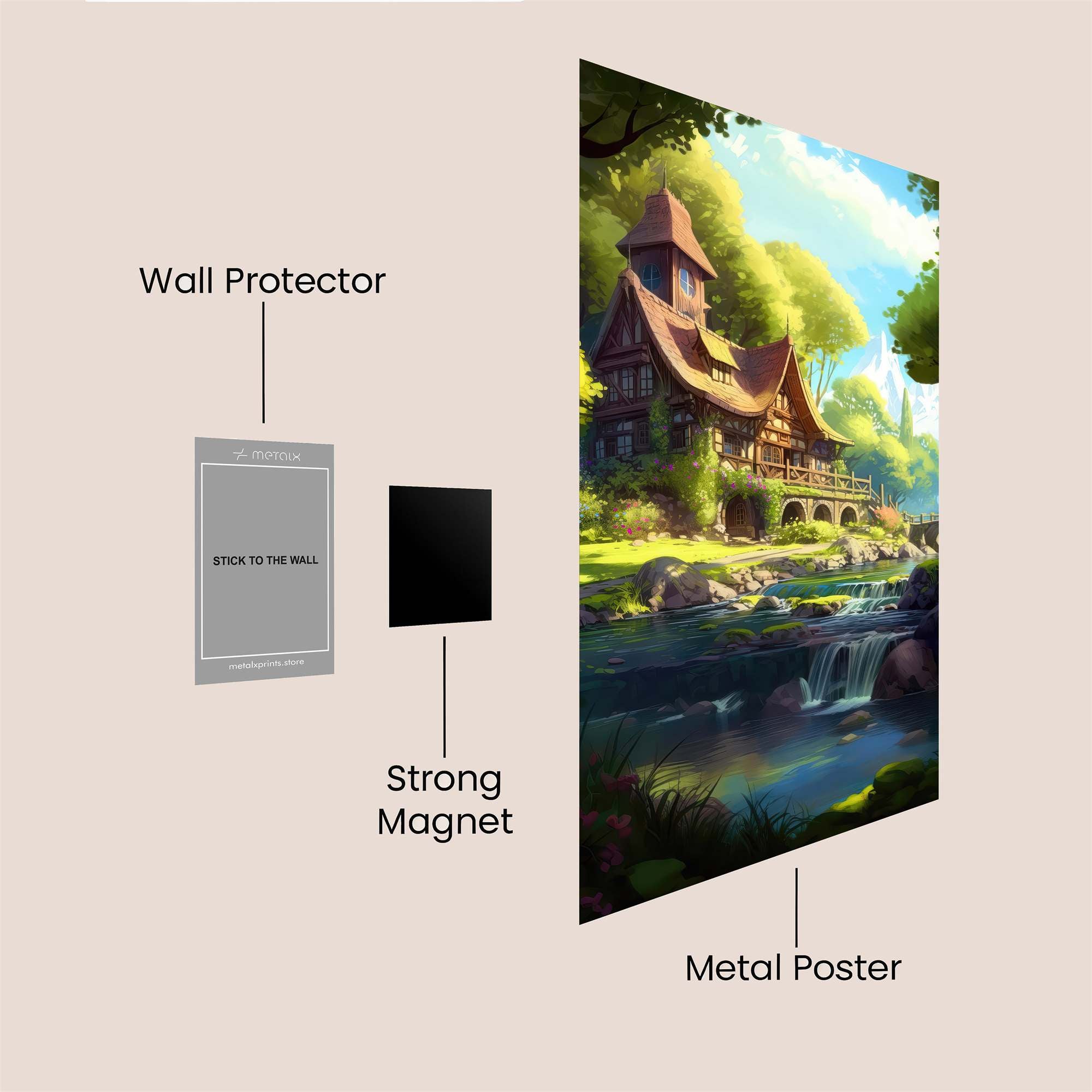 Enchanted Serenity Safe Wall Magnetic / M