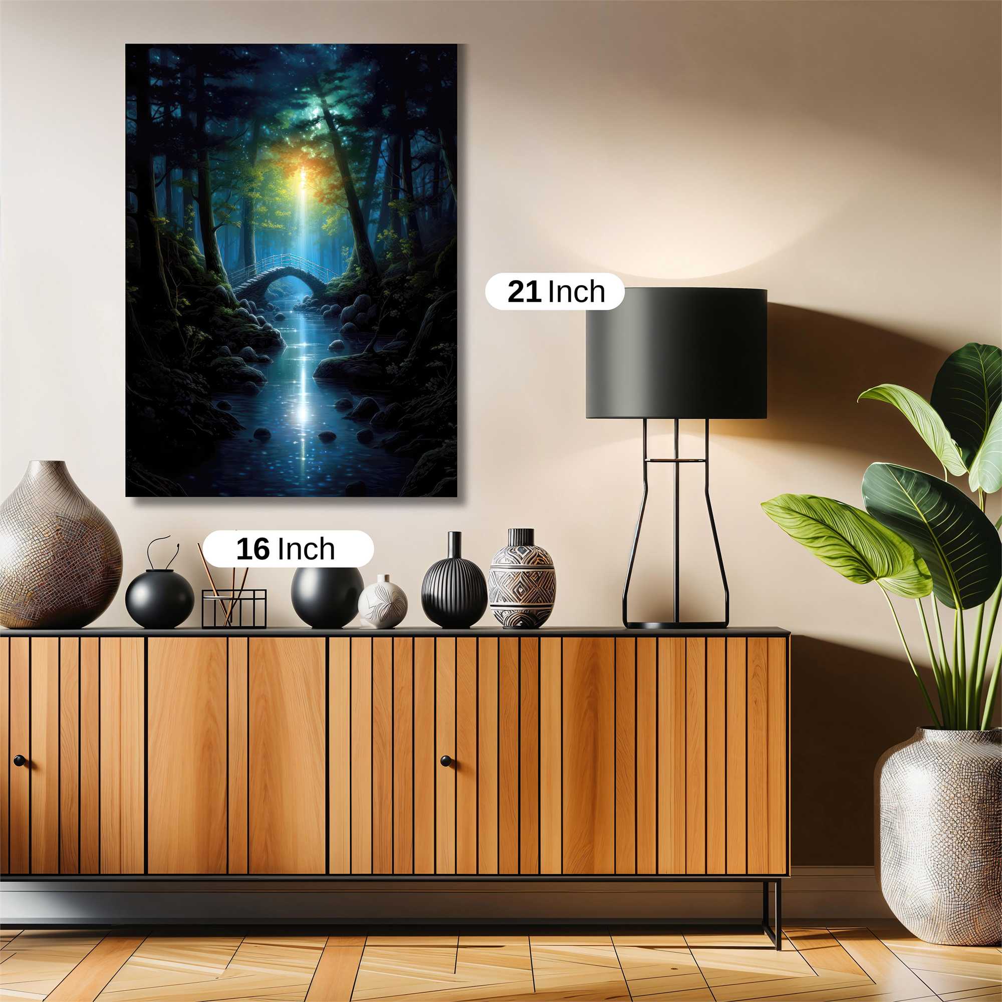 Moonlit Tranquility Safe Wall Magnetic / M