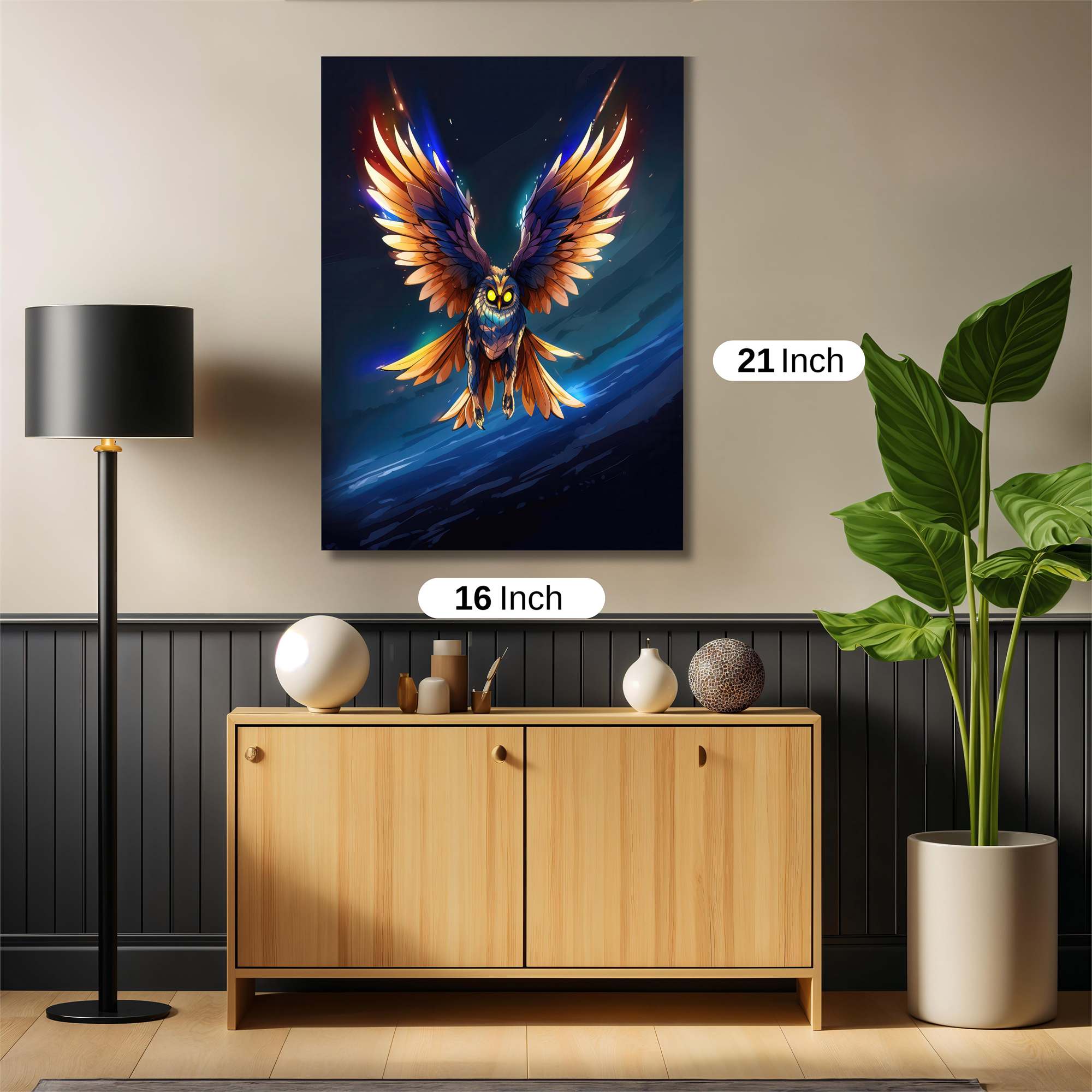 Owl Radiant Safe Wall Magnetic / M