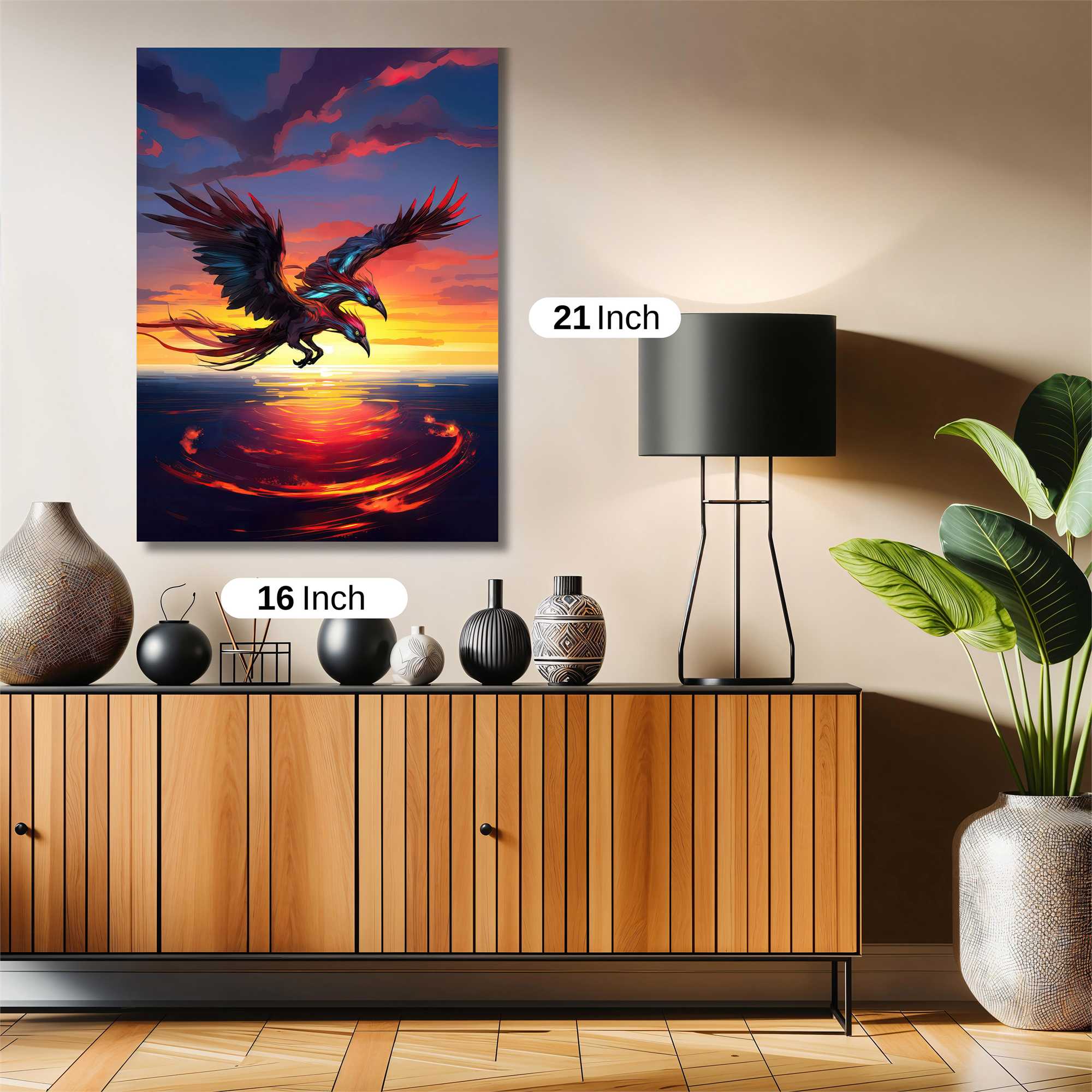 Phoenix Twilight Safe Wall Magnetic / M