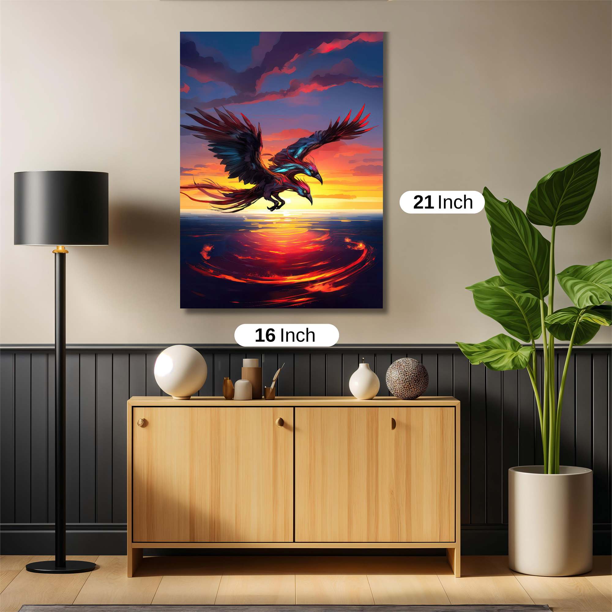 Phoenix Twilight Safe Wall Magnetic / M