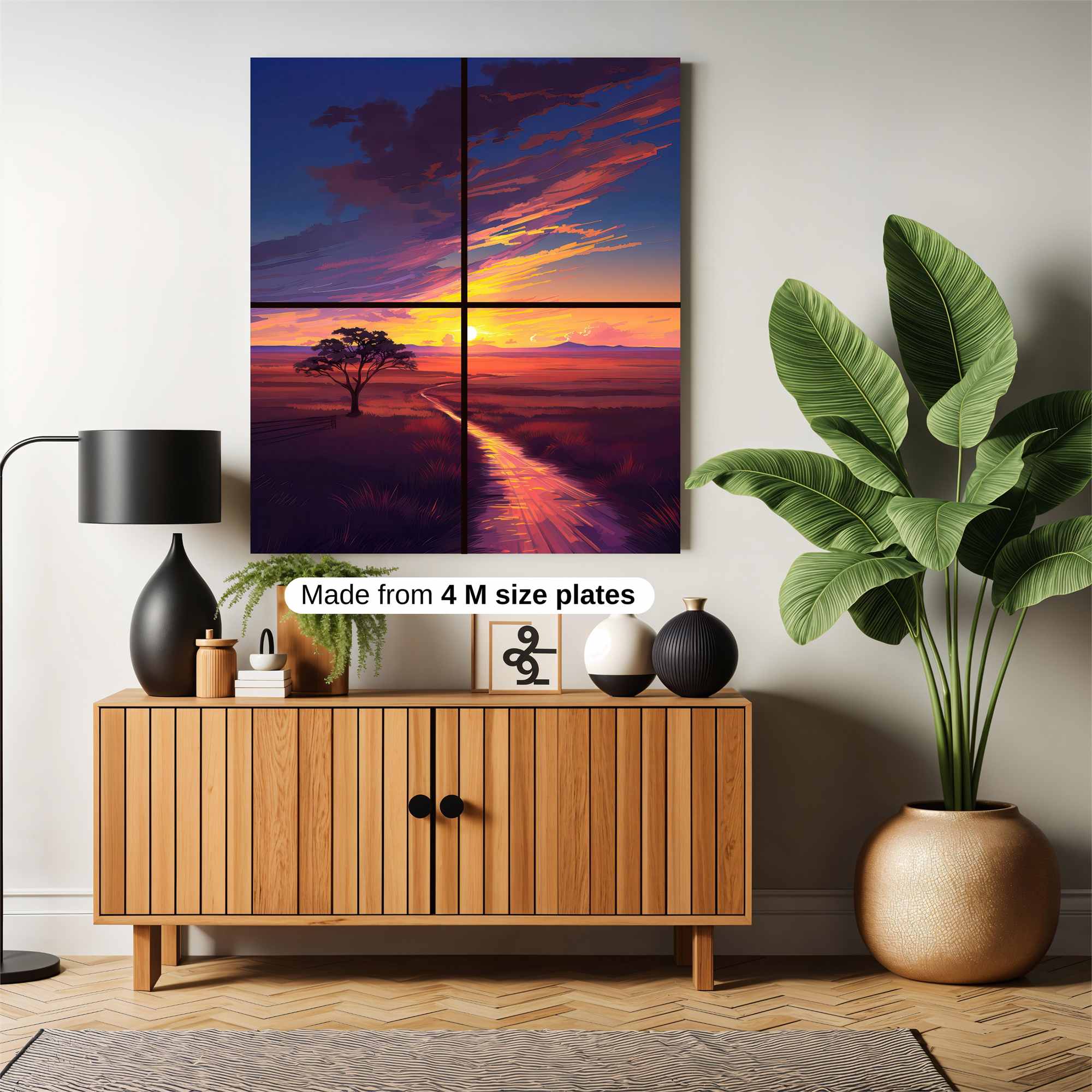 Sunset Serenity Safe Wall Magnetic / M
