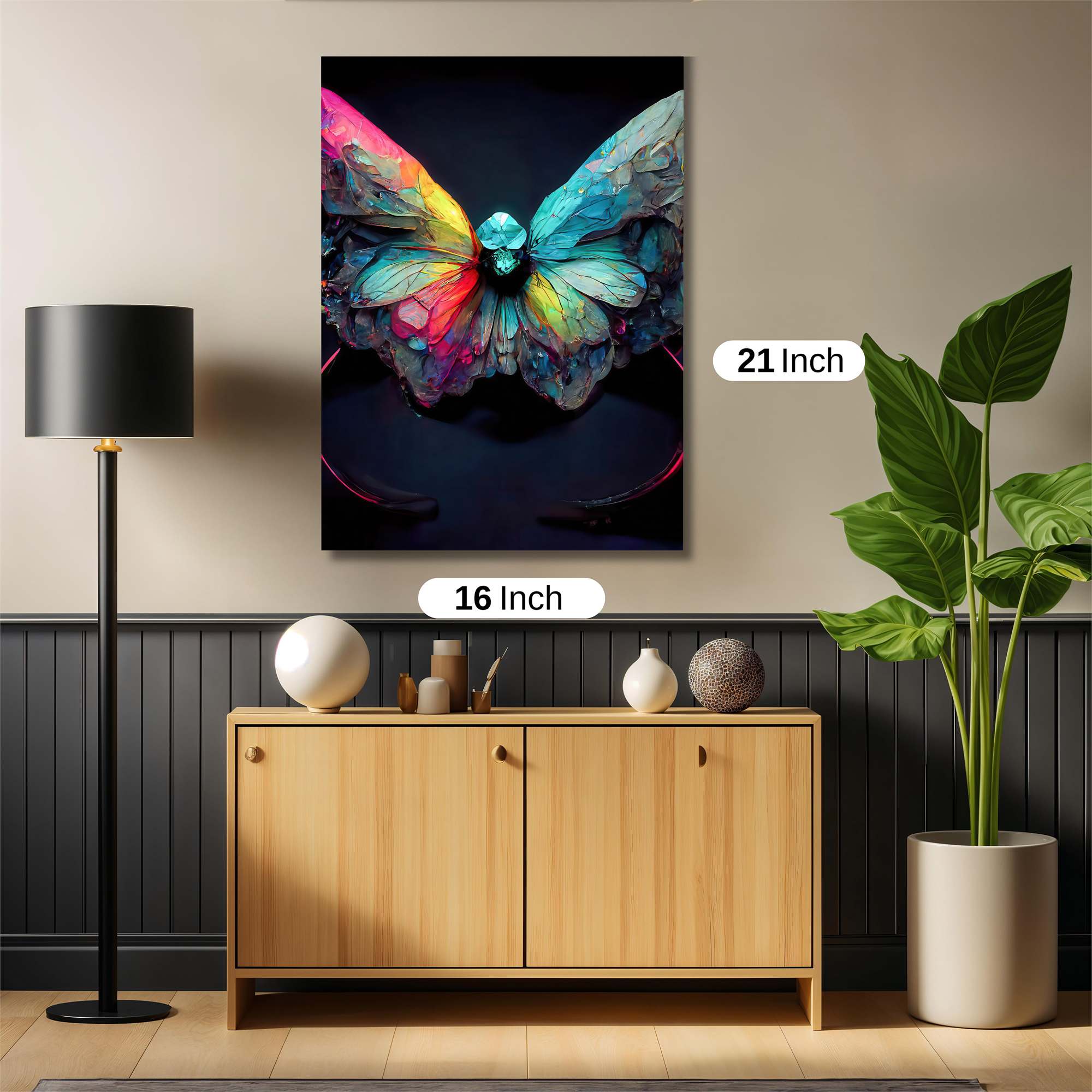 Butterfly Radiance Safe Wall Magnetic / M