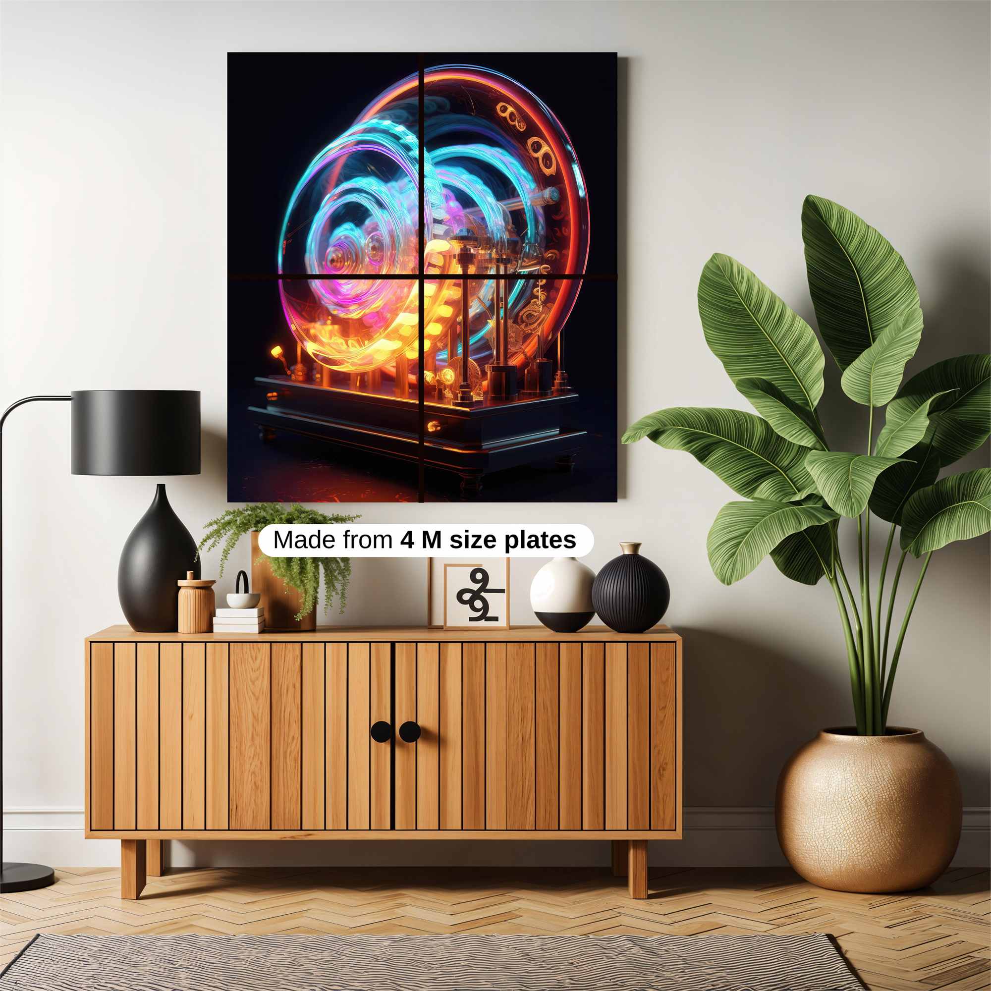 Neon Ferris Safe Wall Magnetic / M