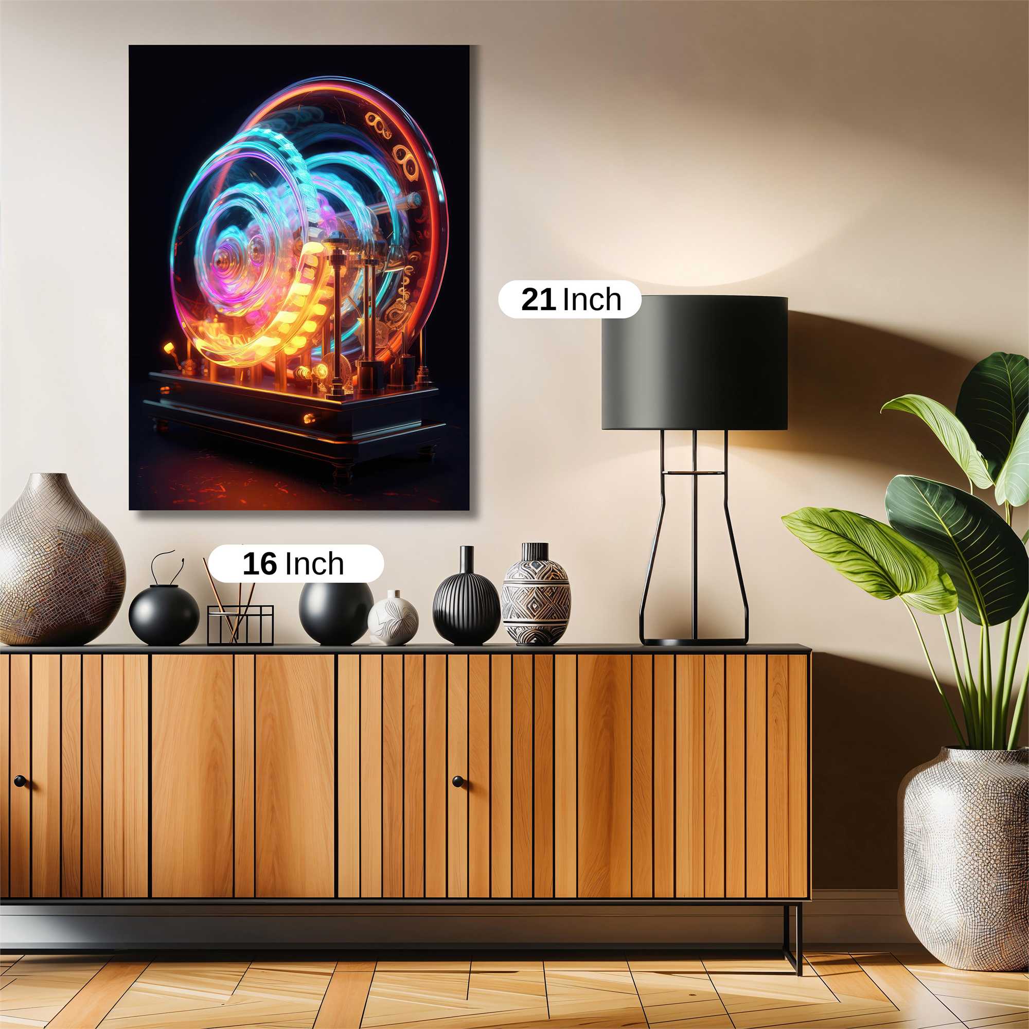 Neon Ferris Safe Wall Magnetic / M