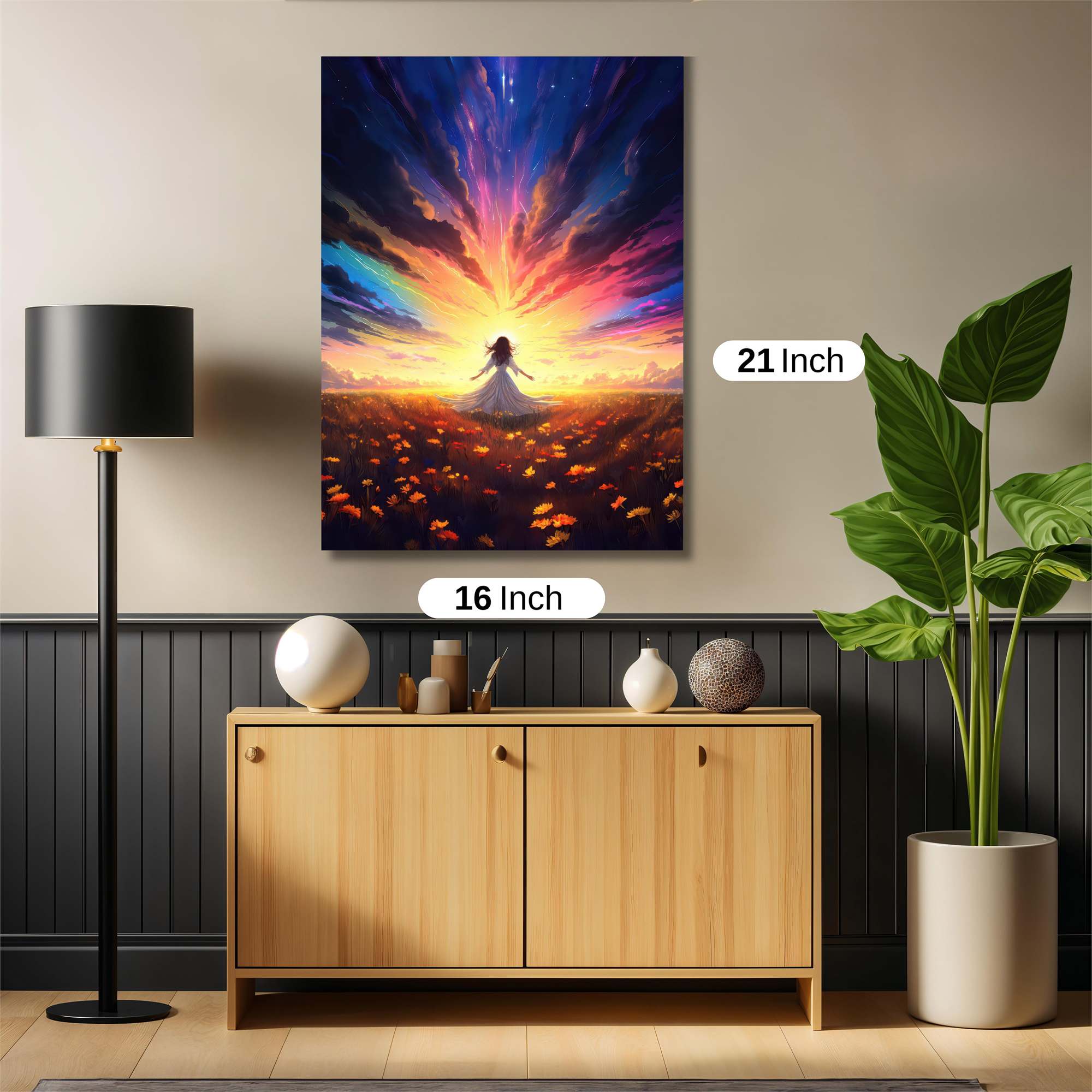 Sunrise Serenity Safe Wall Magnetic / M