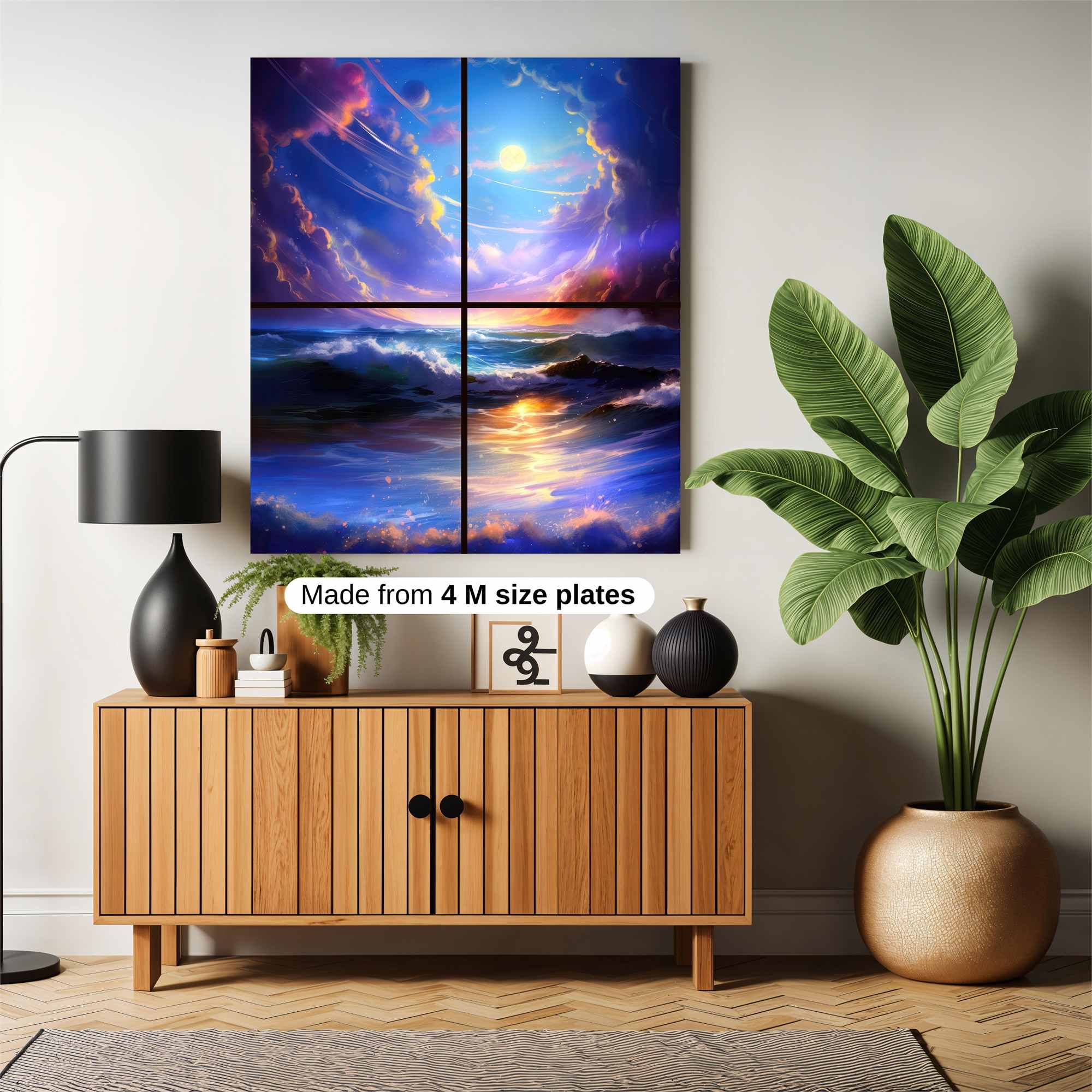 Moonlit Serenity Safe Wall Magnetic / M