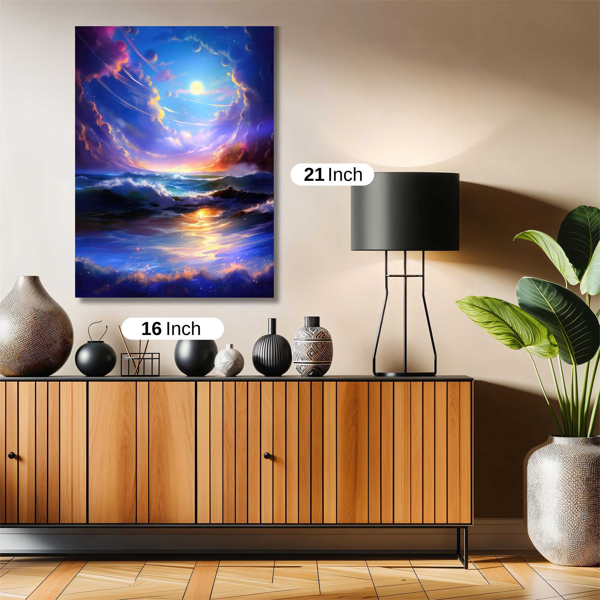 Moonlit Serenity Safe Wall Magnetic / M