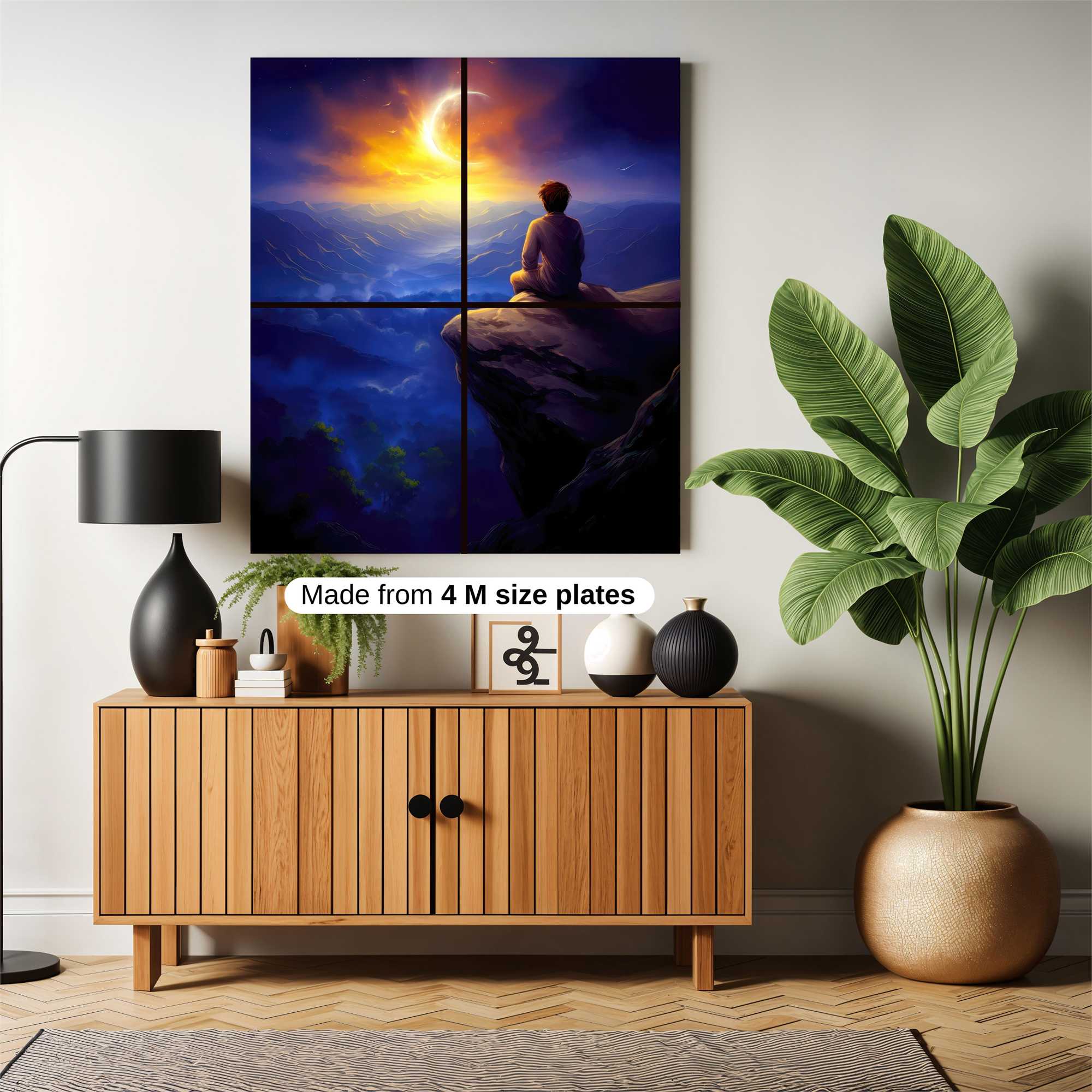 Meditative Glow Safe Wall Magnetic / M