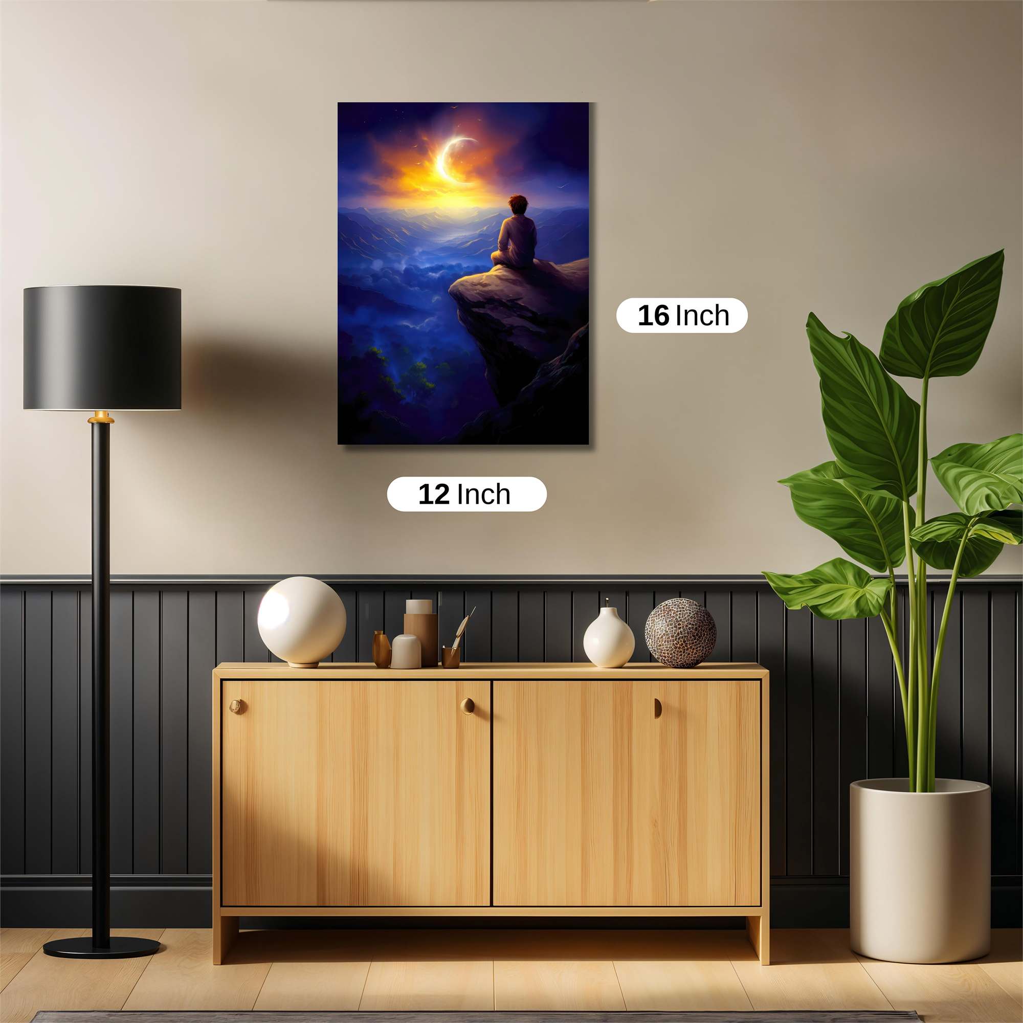Meditative Glow Safe Wall Magnetic / M