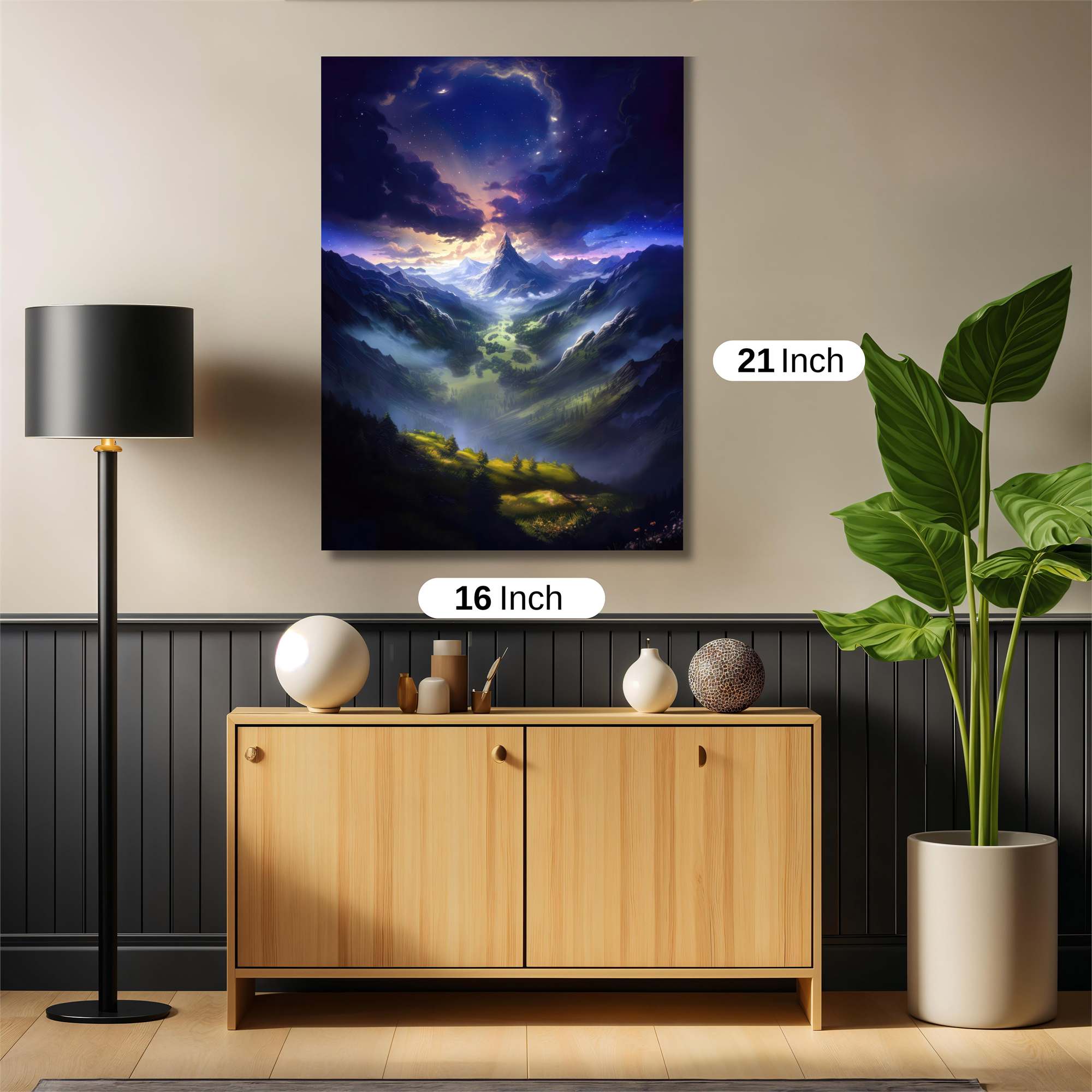 Mountain Majesty Safe Wall Magnetic / M