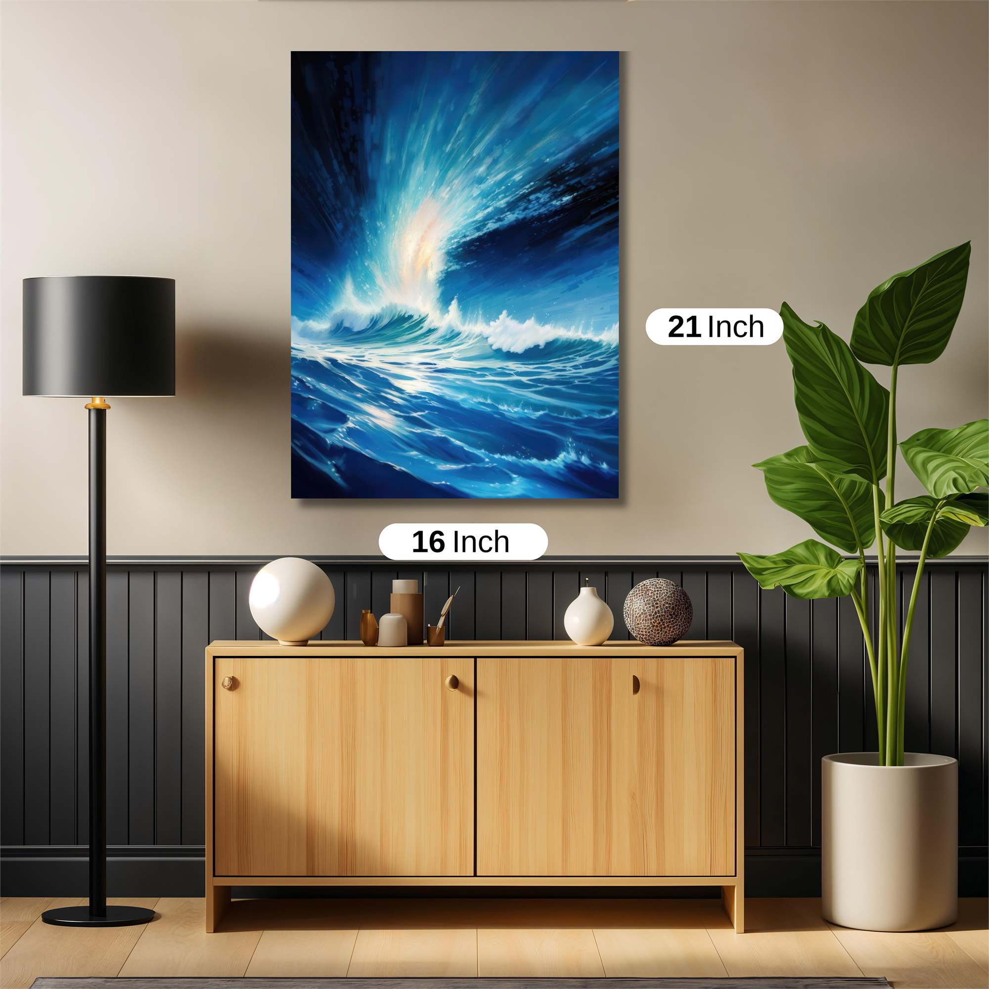 Oceanic Rapture Safe Wall Magnetic / M