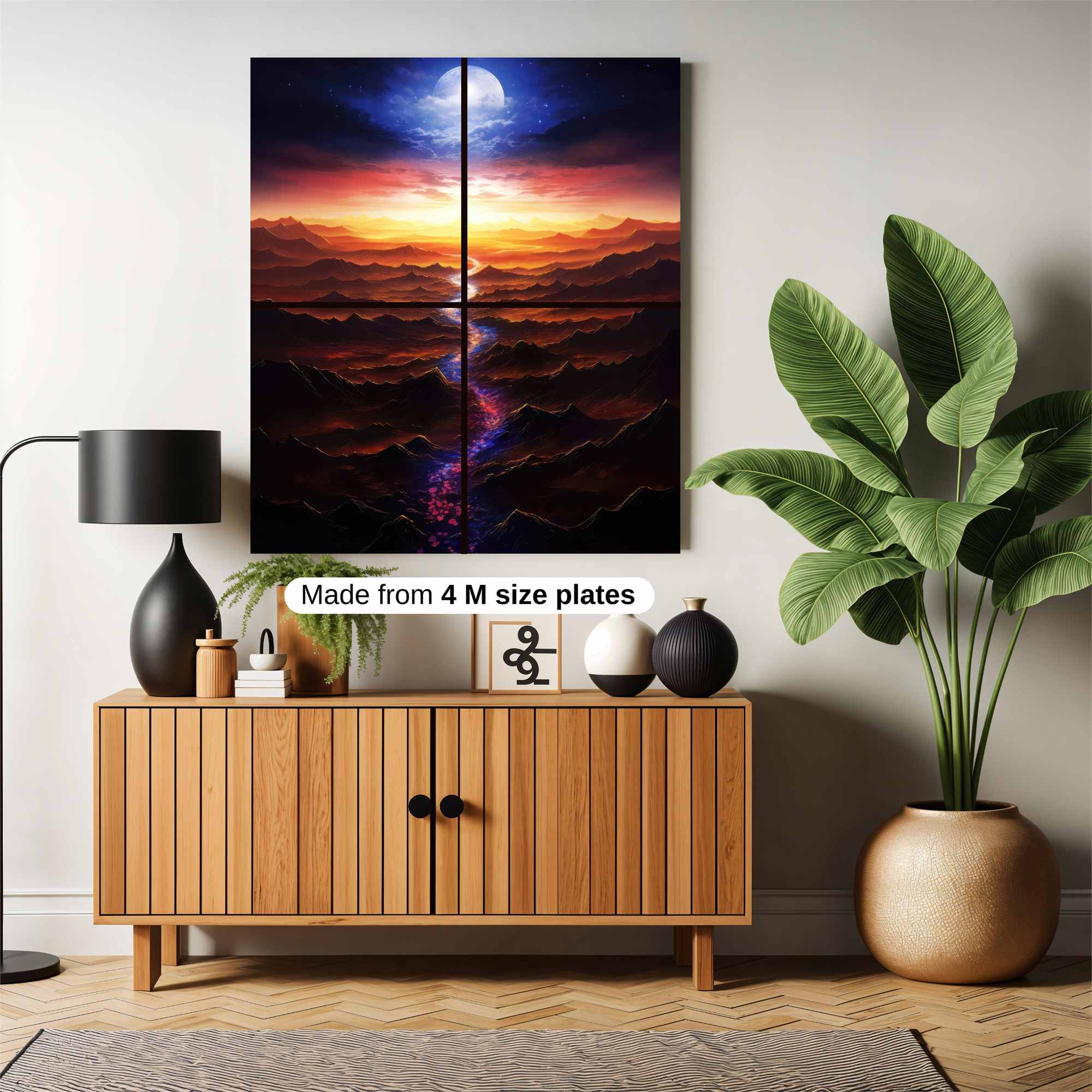 Moonlit Serenity Safe Wall Magnetic / M