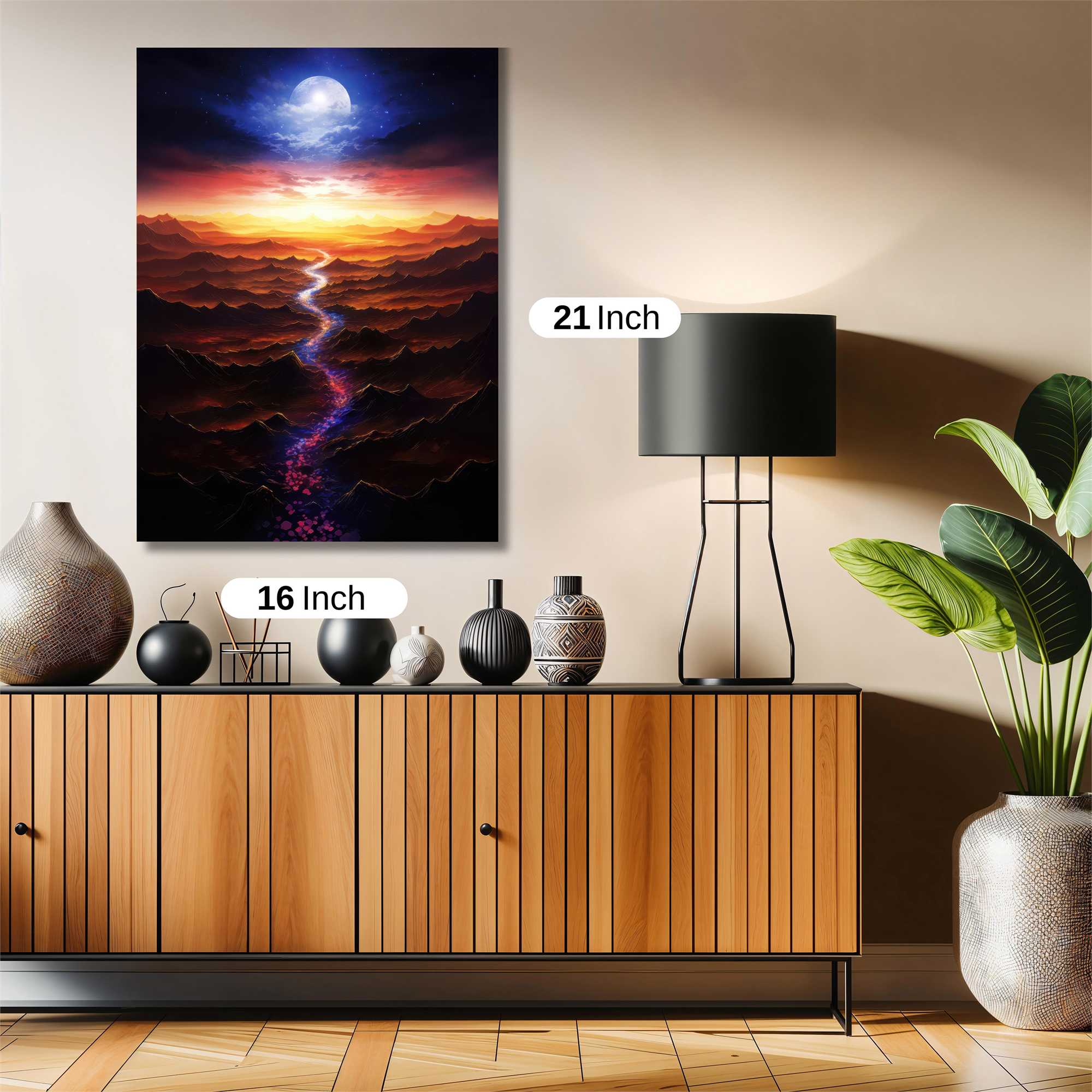 Moonlit Serenity Safe Wall Magnetic / M
