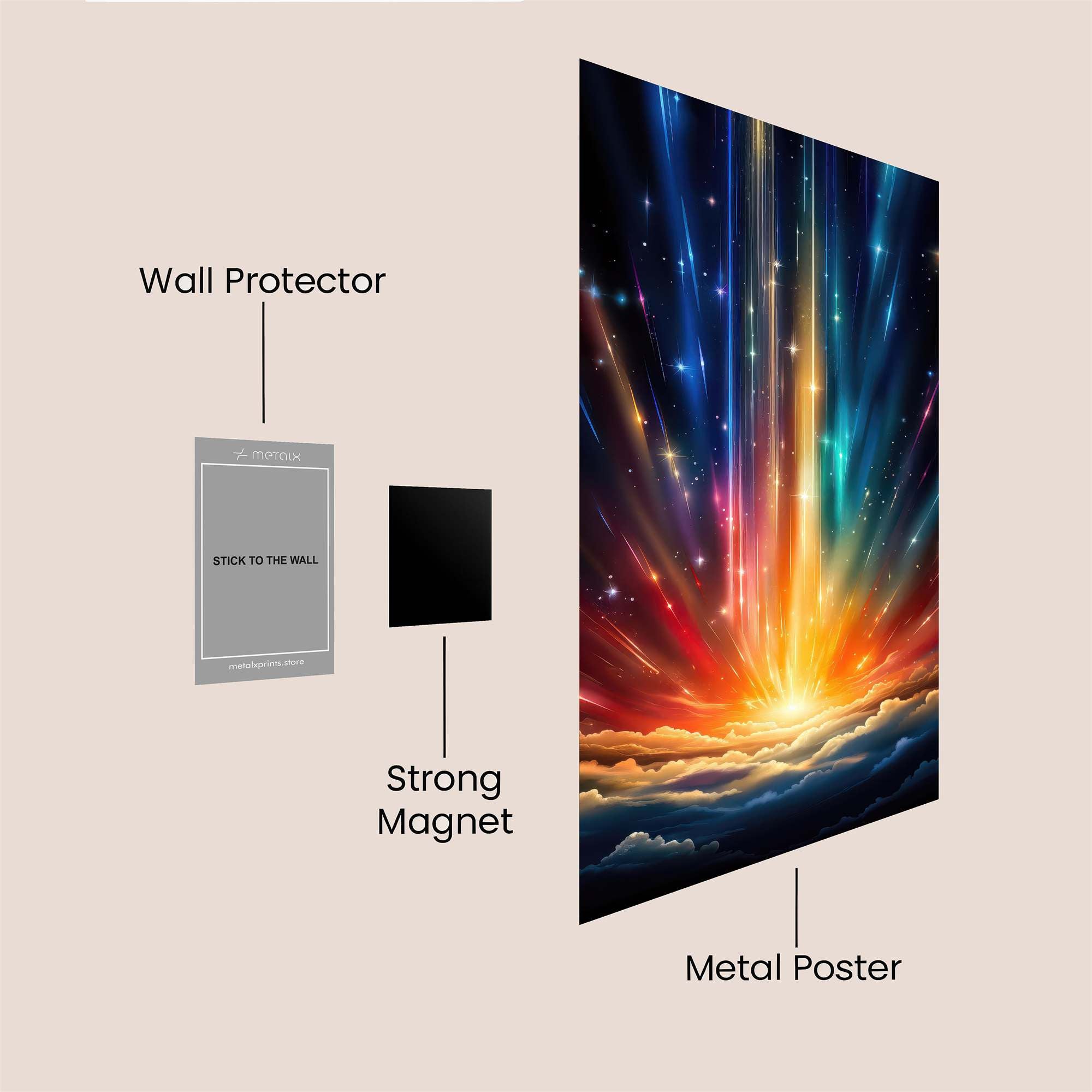 Aurora Dream Safe Wall Magnetic / M