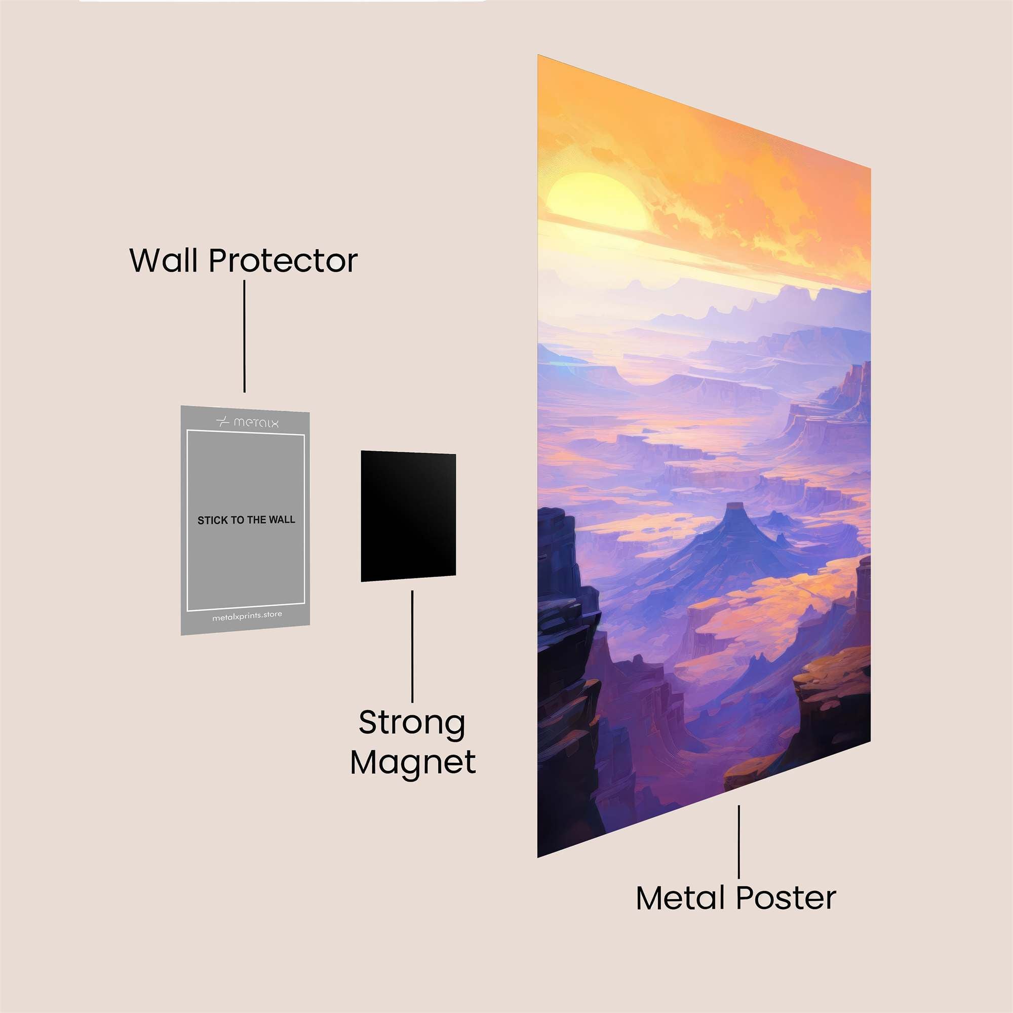 Canyon Serenity Safe Wall Magnetic / M