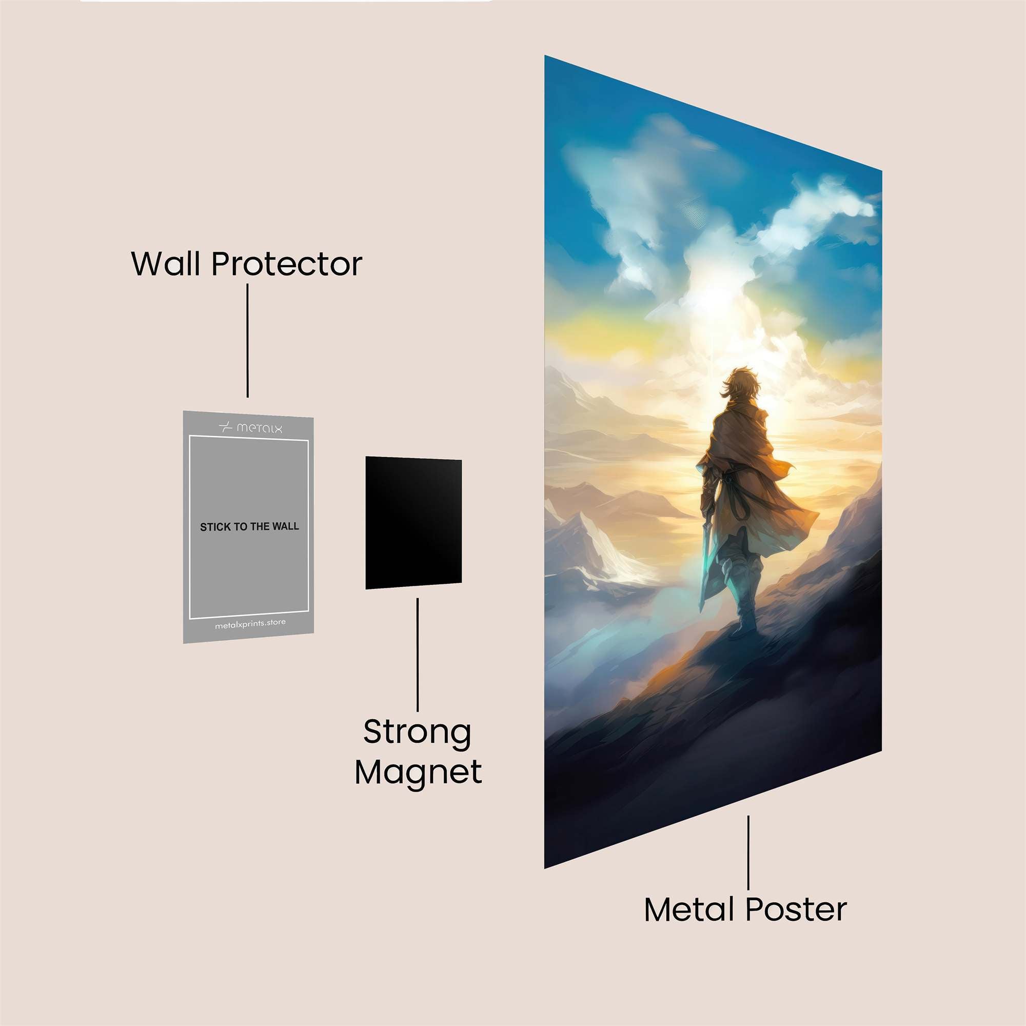 Journey Radiant Safe Wall Magnetic / M